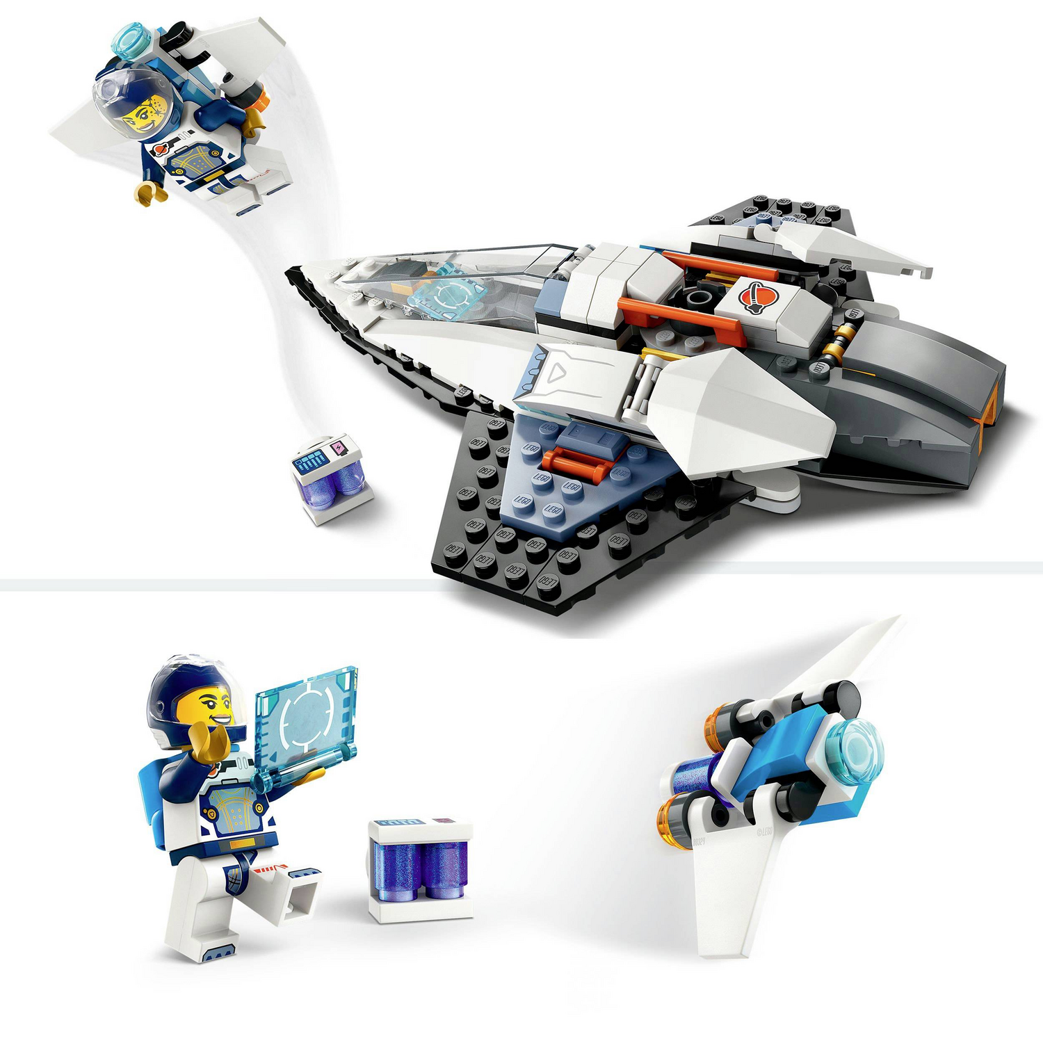 B-Ware Lego City Raumschiff Spielzeug 60430 Raumfahrzeug Astronaut Kinder 2 Stück - 5702017588094
