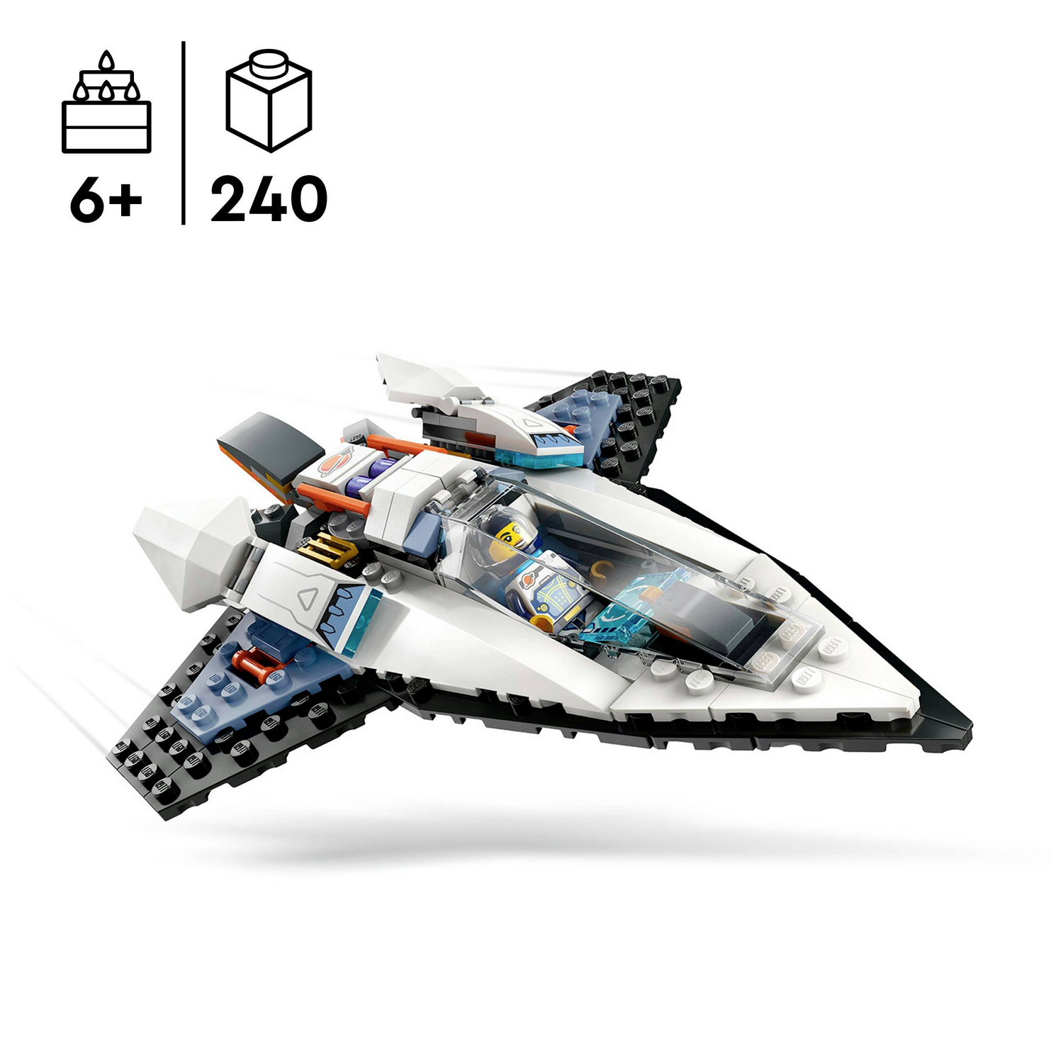 B-Ware Lego City Raumschiff Spielzeug 60430 Raumfahrzeug Astronaut Kinder 2 Stück - 5702017588094
