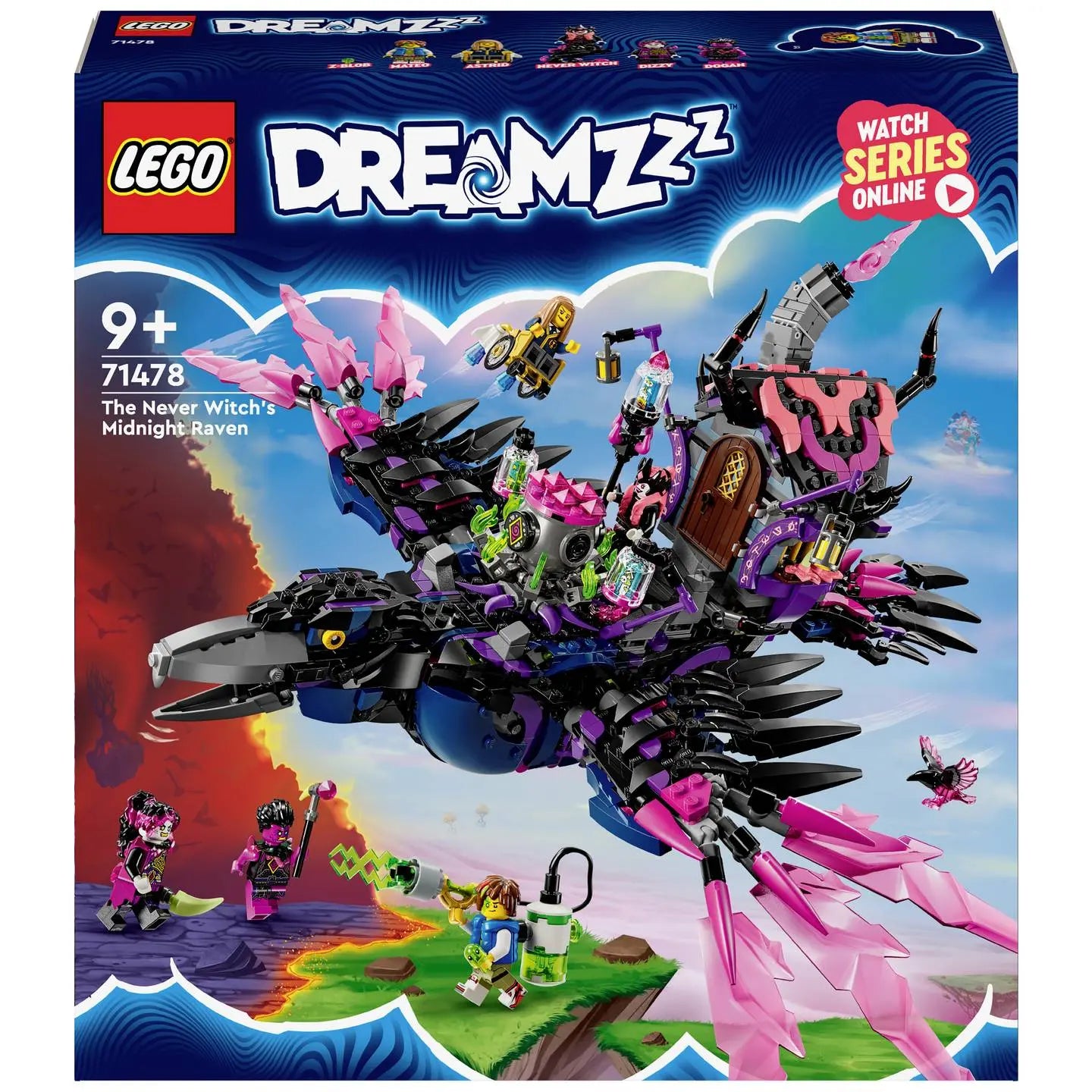 B-Ware Lego Dream Zzz Bauset Set Mitternachtsrab 71478 Konstruktionsspielzeug Kinder - 5702017584249