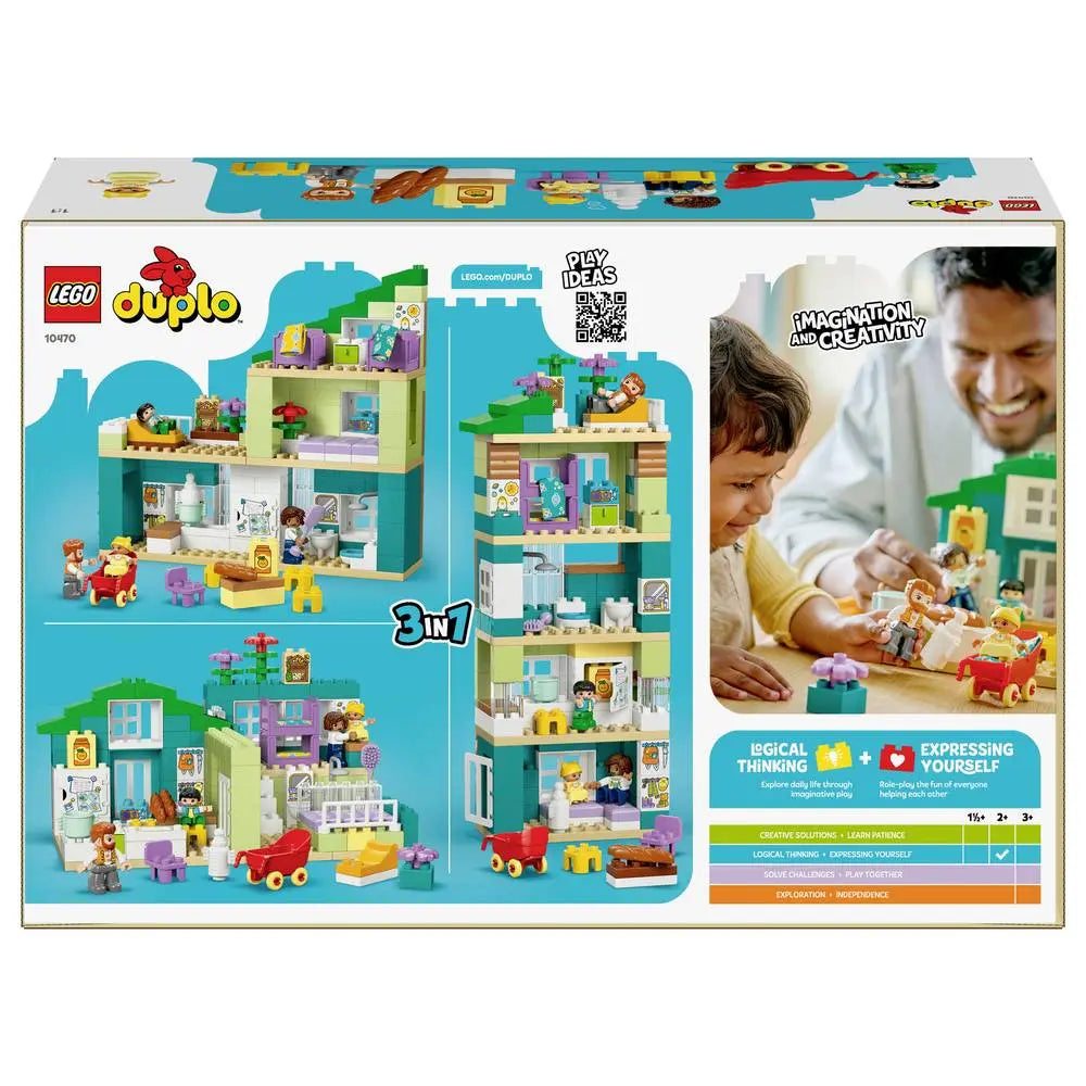 C-Ware Lego Duplo Modernes Familienhaus Mit Figuren 3 In 1 Set Bauset Siehe Text/Foto - 5702018056516
