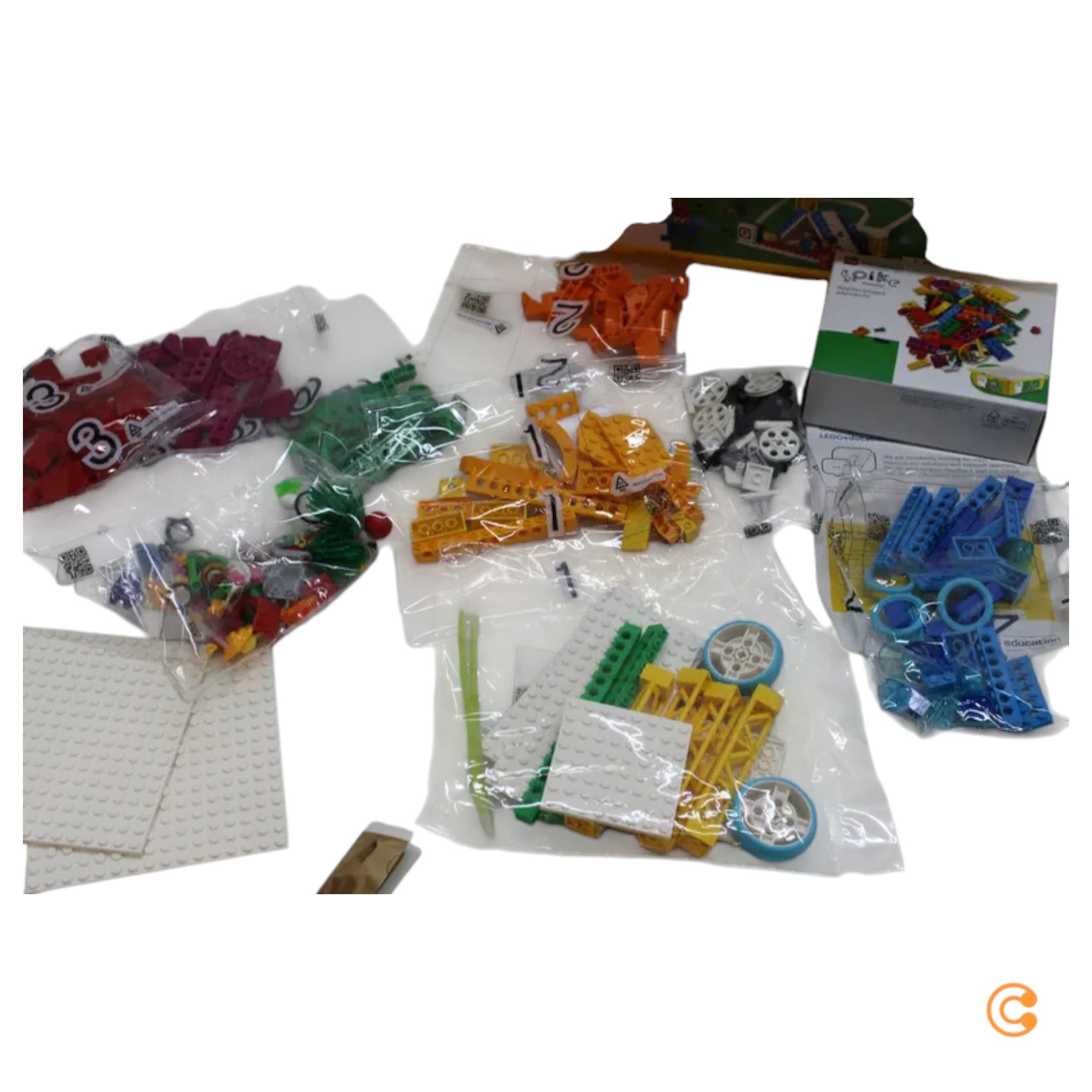 LEGO Education 45345 Basis-Set Set SPIKE 449 Teile SIEHE TEXT/FOTO - 5702016809909