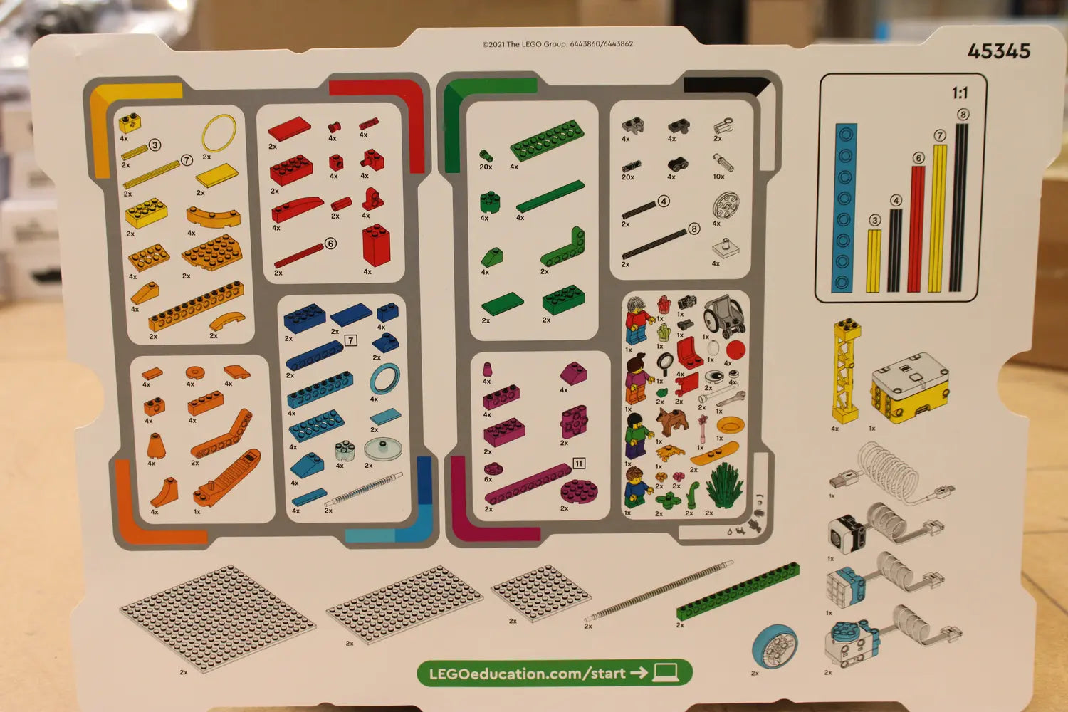 D-Ware Lego Education Spike Essential Set Basis Set Legoset Bausteine Defektware - 5702016677591