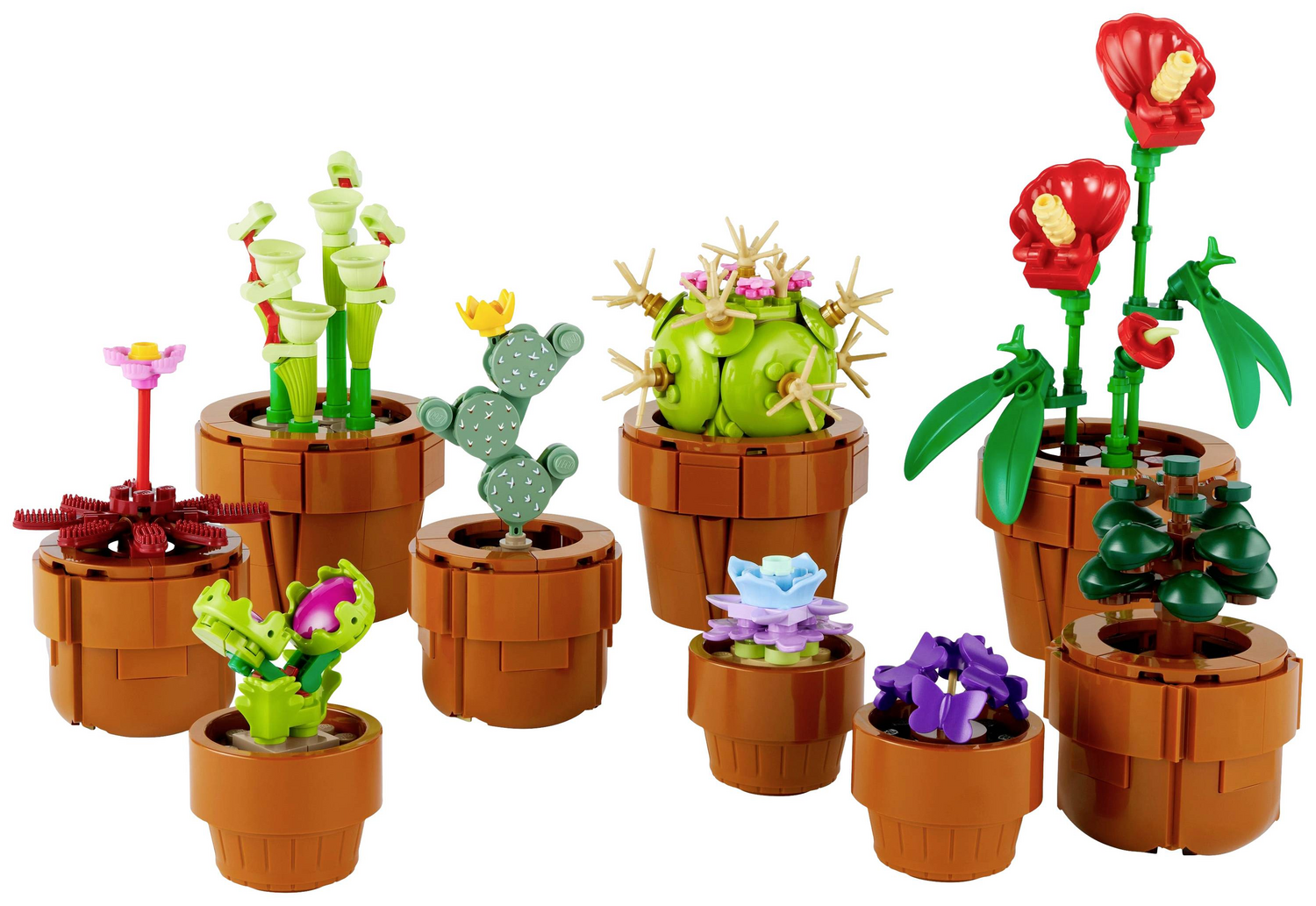 B-Ware Lego Icons Set Pflanzen Blumen Mini Baukasten Tropische Blumentopf Dekoration - 5702017567570