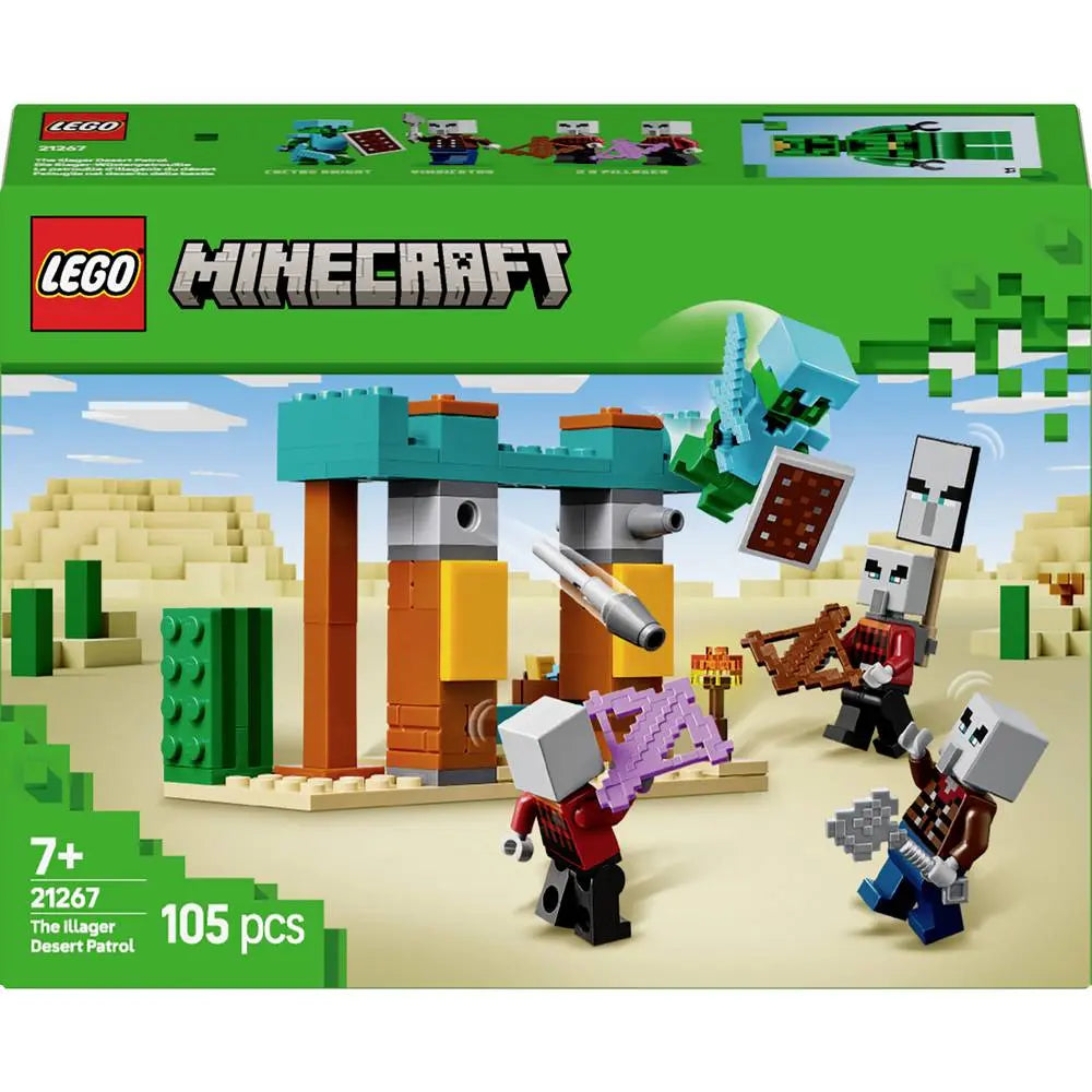 B-Ware Lego 21267 Minecraft Die Illager Wüstenpatrouille Set Bauset Spielfigur 4 Sets - 5702017815411