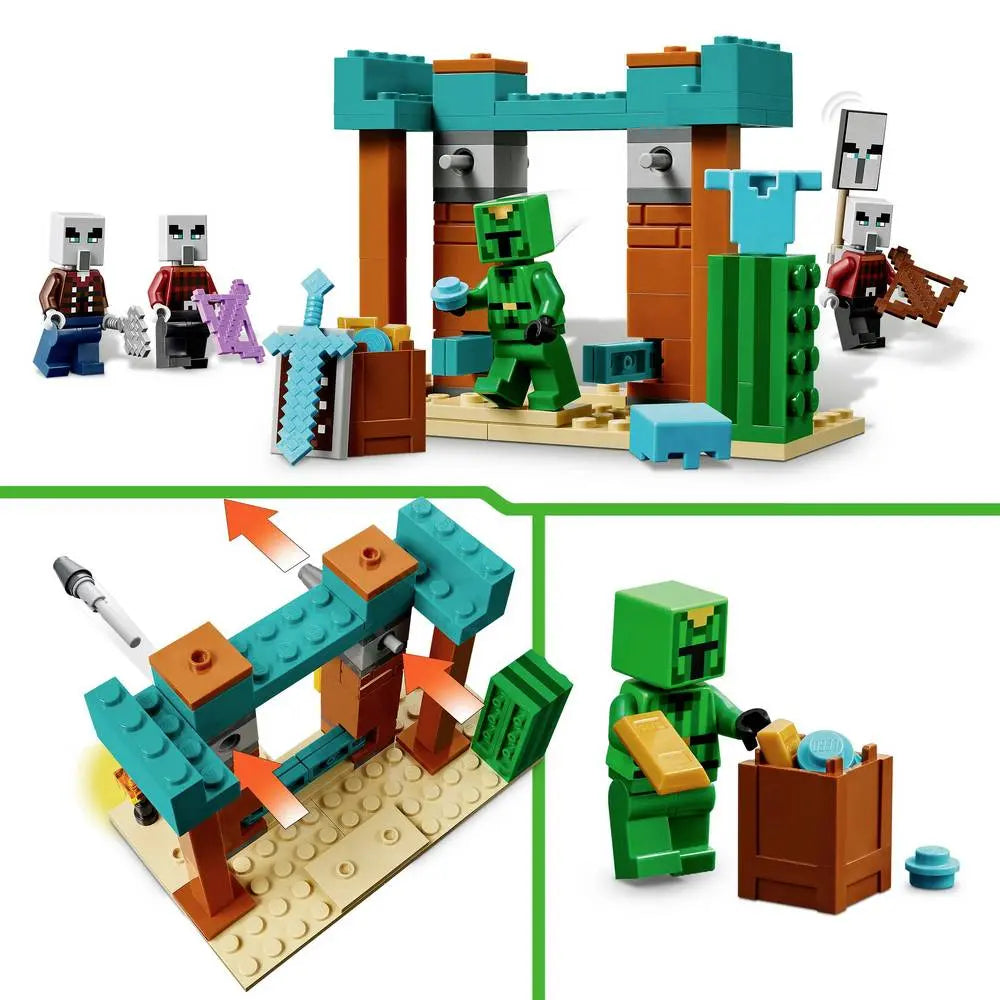 B-Ware Lego 21267 Minecraft Die Illager Wüstenpatrouille Set Bauset Spielfigur 4 Sets - 5702017815411