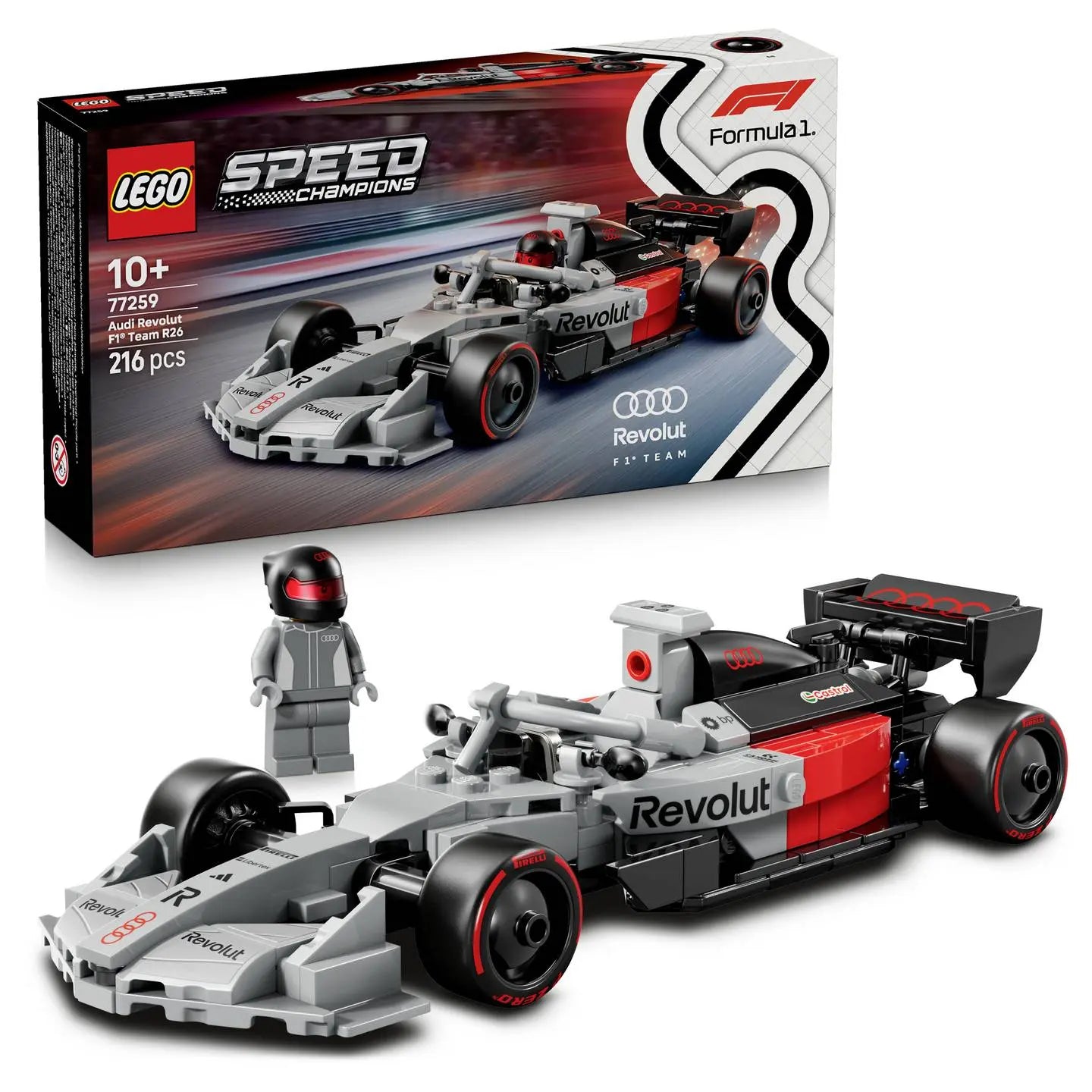 B-Ware Lego Speed Champions Rennwagen Rennauto Audi Revolut F1 Team R26 77259 - 5702018068373