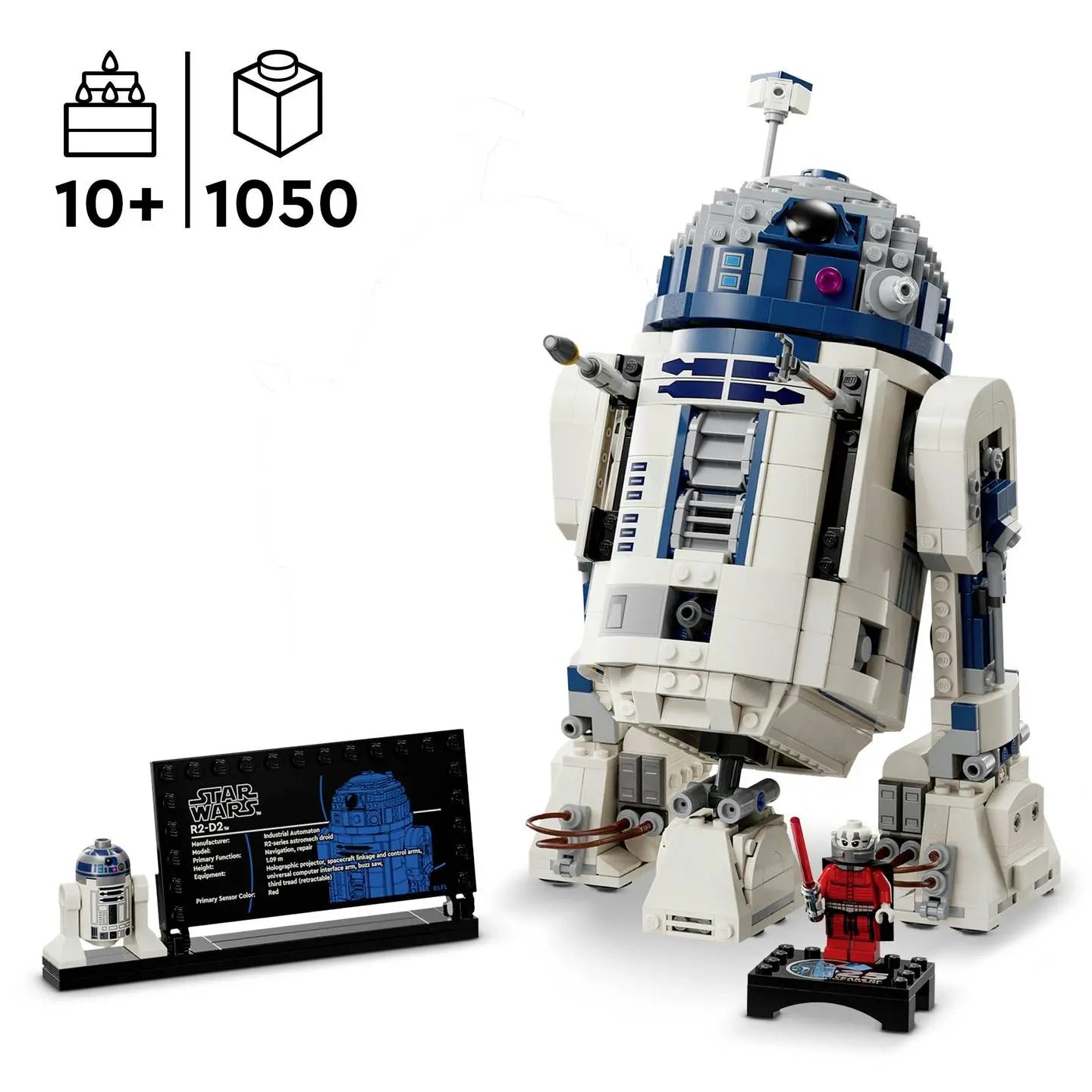 B-Ware Lego Set Bausatz Modell Star Wars Droide R2 D2 Figur Minifigur Darth Malak 75379