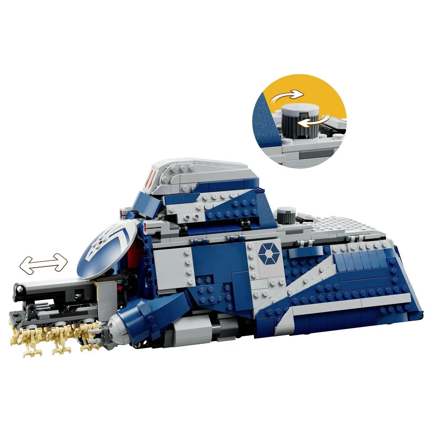 B-Ware Lego Star Wars Set Bauset Spielzeug Mtt Transporter Minifiguren Kommandodroiden - 5702018023563