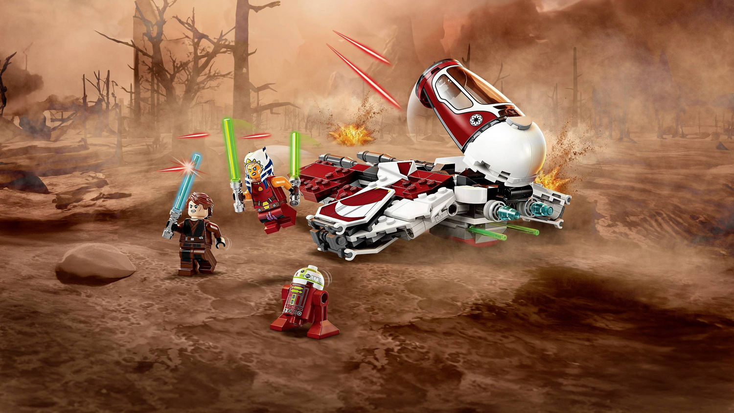 Lego Star Wars Intercepteur Jedi d'Ahsoka, jouet de construction pour enfants (article de seconde main)