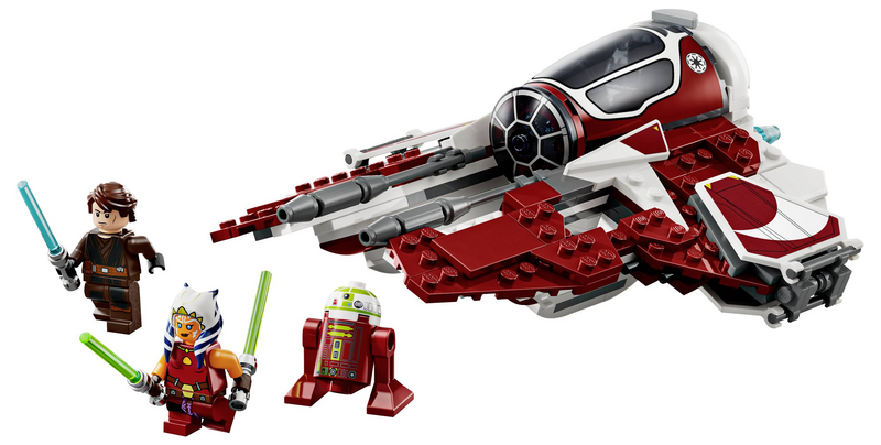 Lego Star Wars Intercepteur Jedi d'Ahsoka, jouet de construction pour enfants (article de seconde main)