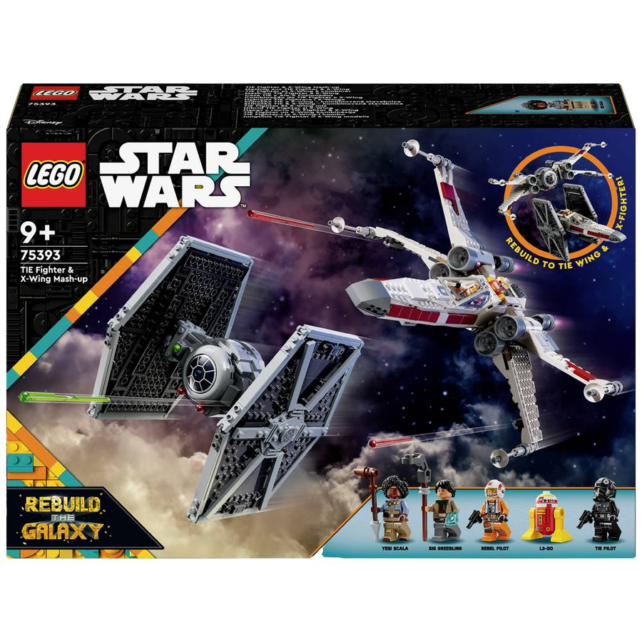 Lego Star Wars 75393 Mashup Aus Tie Fighter & X Wing Legoset B-Ware - 5702017584485