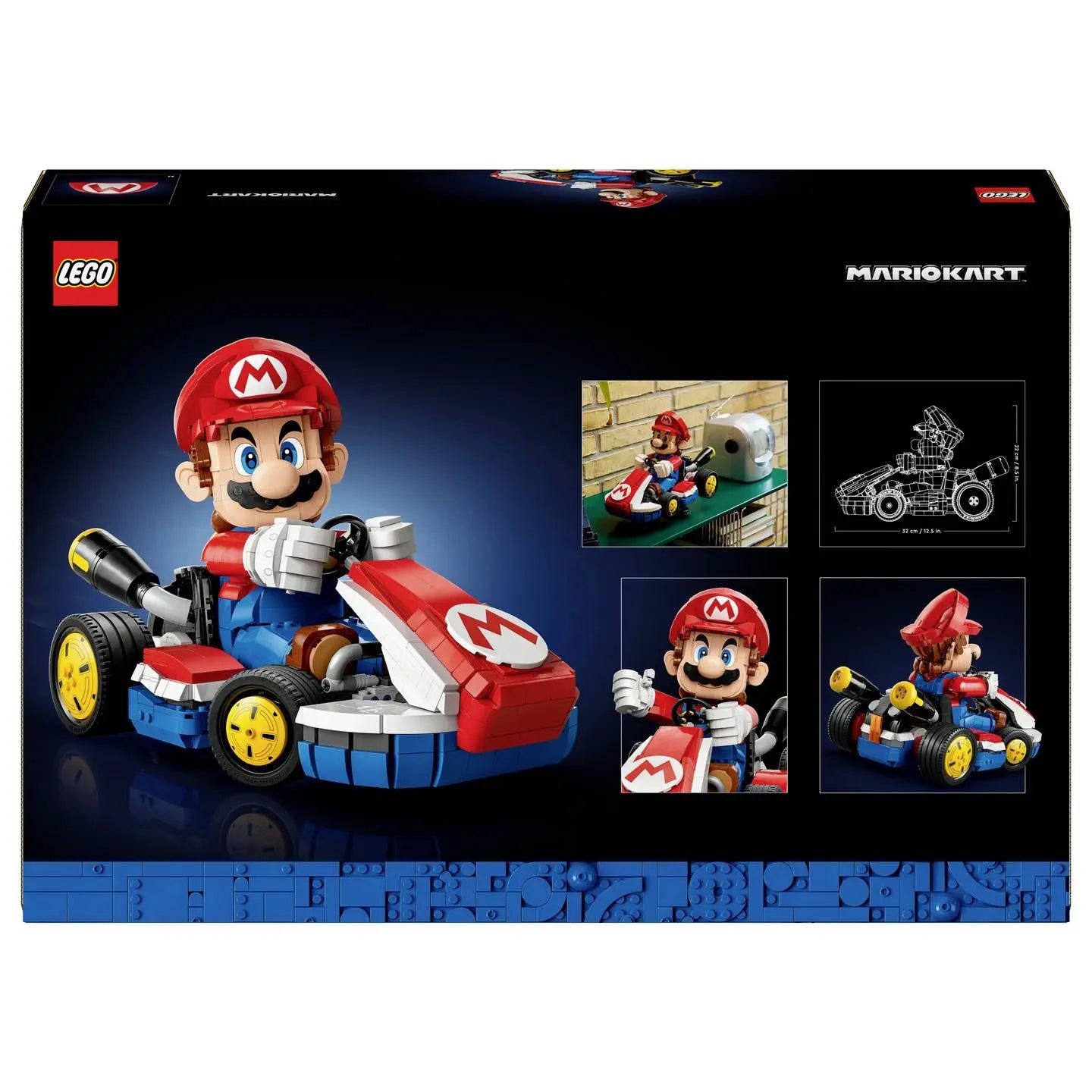 B-Ware Lego Super Mario Modell Figur Auto Mario Kart Standard Kart Sammler Bauset192 - 5702017816548