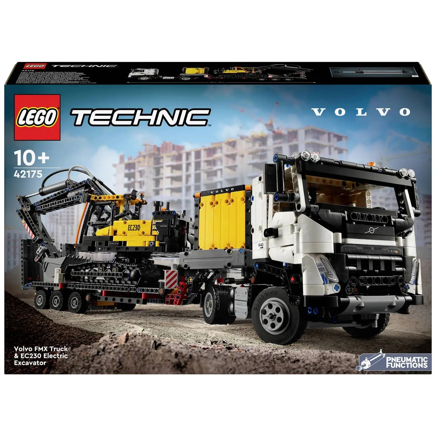 B-Ware Lego Bausatz Set Technic Bagger Lkw Volvo Fmx Raupenbagger Ec230 Electric - 5702017584096