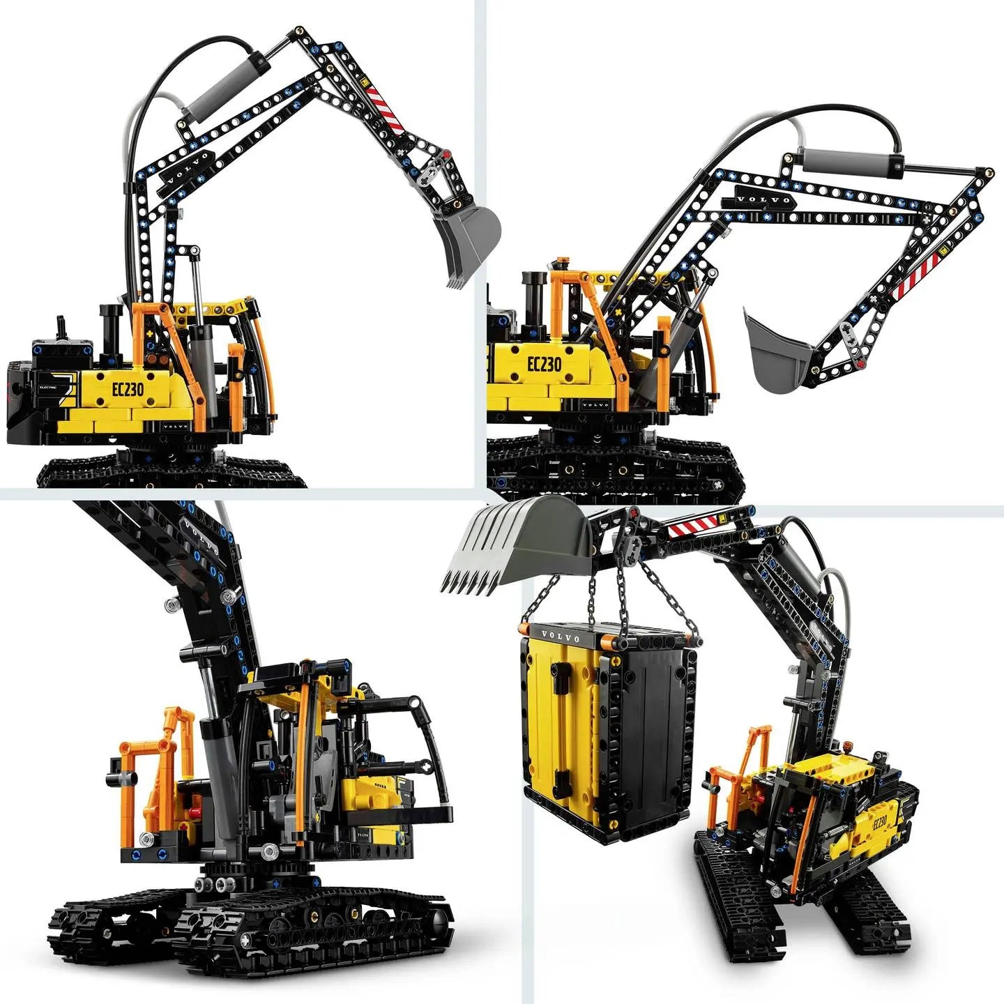 B-Ware Lego Bausatz Set Technic Bagger Lkw Volvo Fmx Raupenbagger Ec230 Electric - 5702017584096