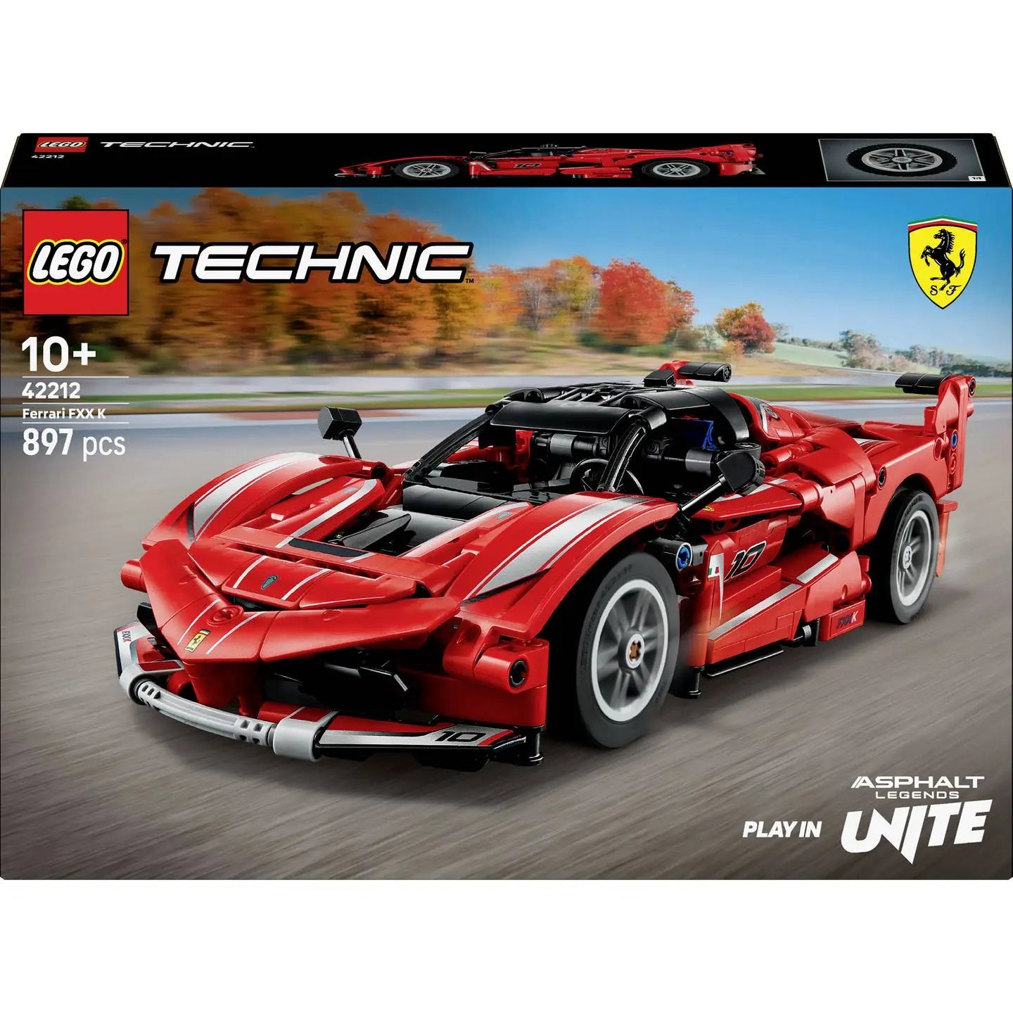 B-Ware Lego Technic Auto Fahrzeug Ferrari Fxx K Bauset Rot Modell Spielzeug Set - 5702017816357