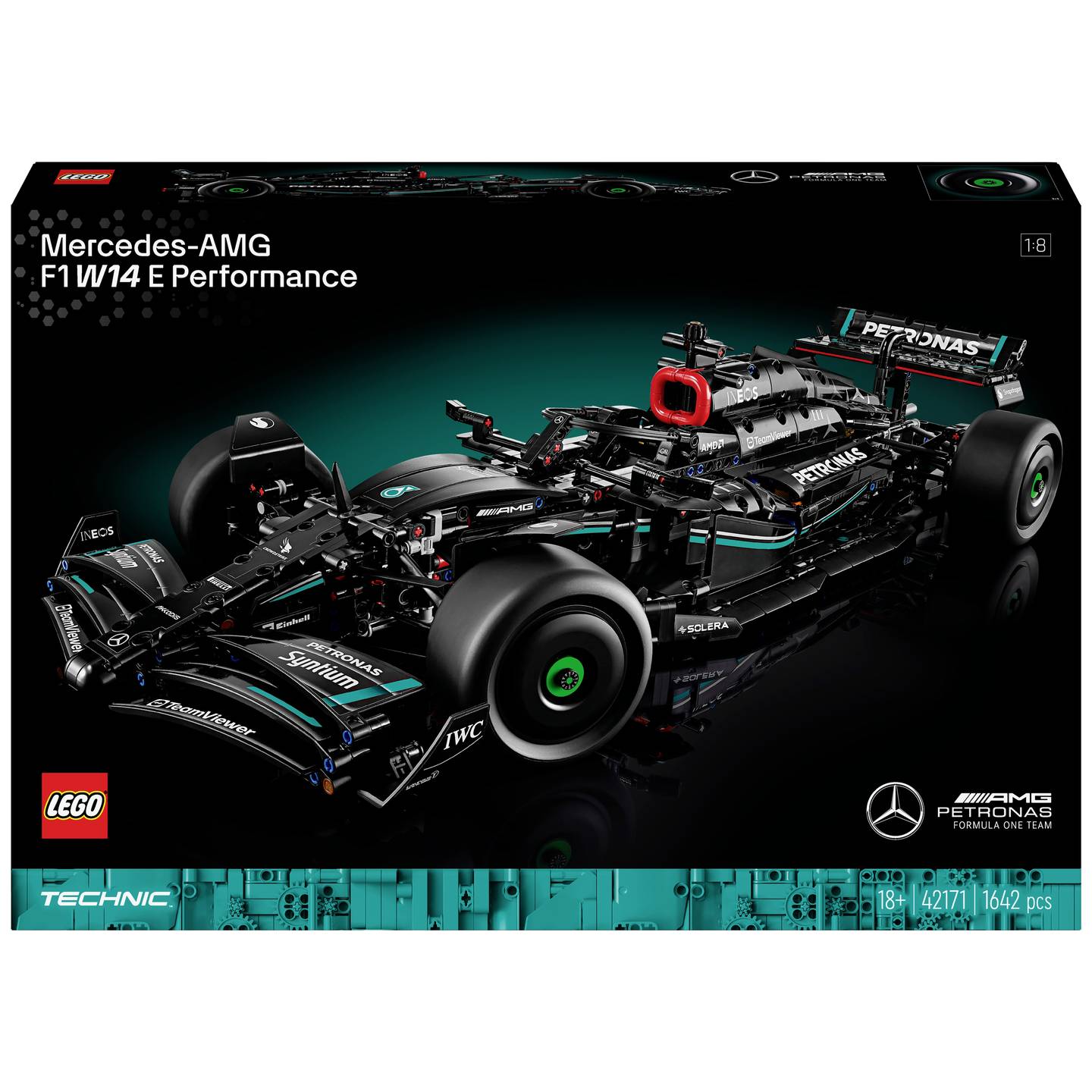 LEGO Technic Mercedes-AMG F1 W14 E Performance 42171 1642 Teile 18+ - 5702017583563