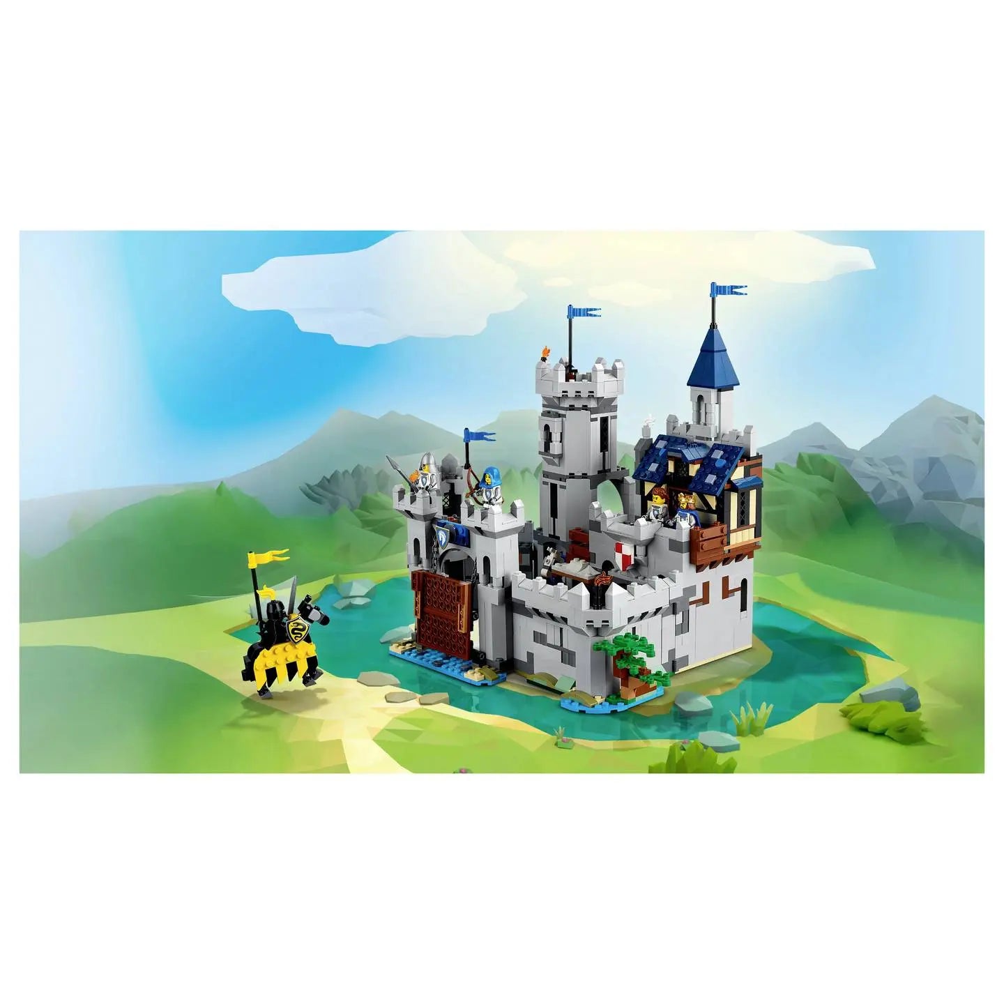 B-Ware Lego Creator Set Baukasten Ritterburg Ritterburg Im Mittelalter 1371  - 5702017822433