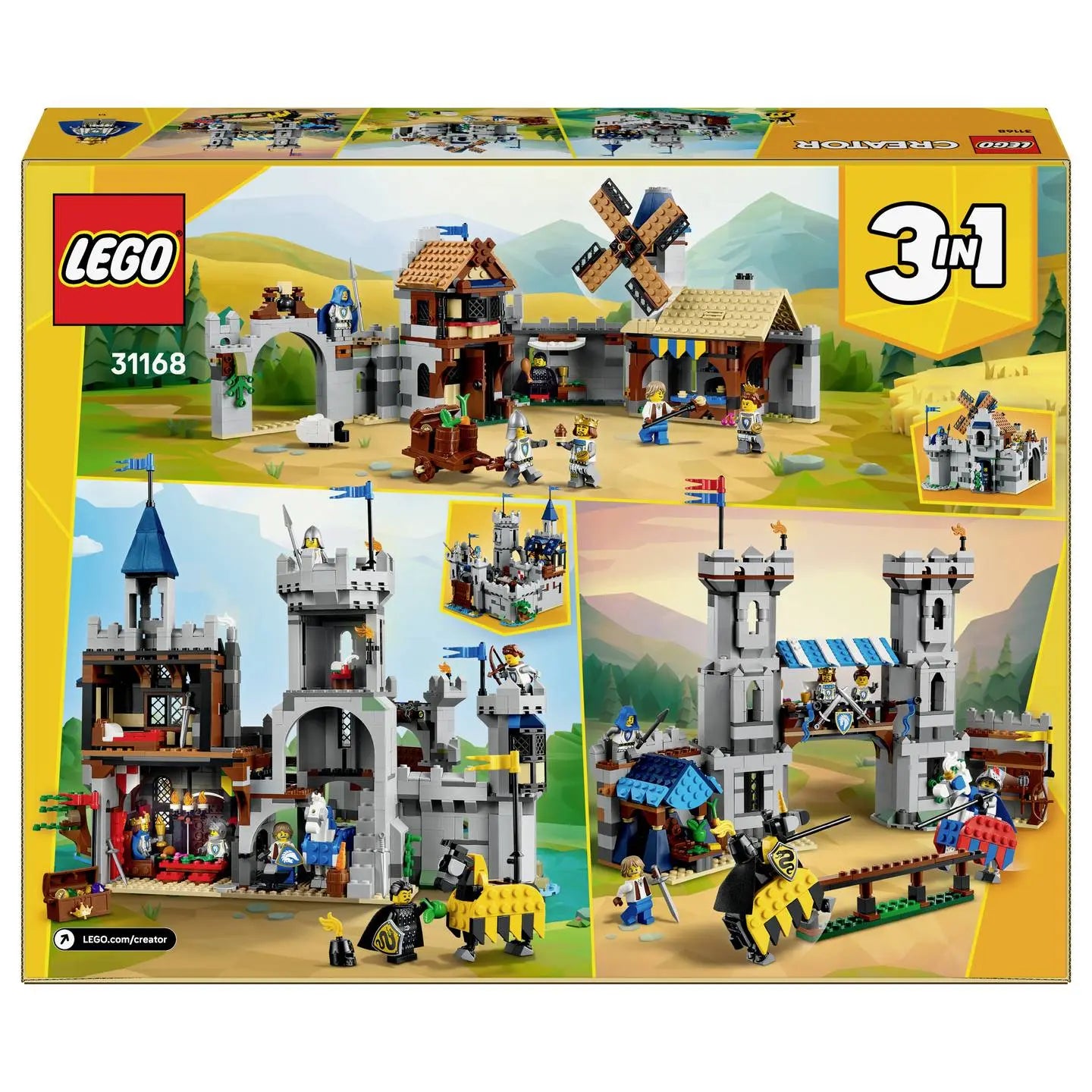 B-Ware Lego Creator Set Baukasten Ritterburg Ritterburg Im Mittelalter 1371  - 5702017822433
