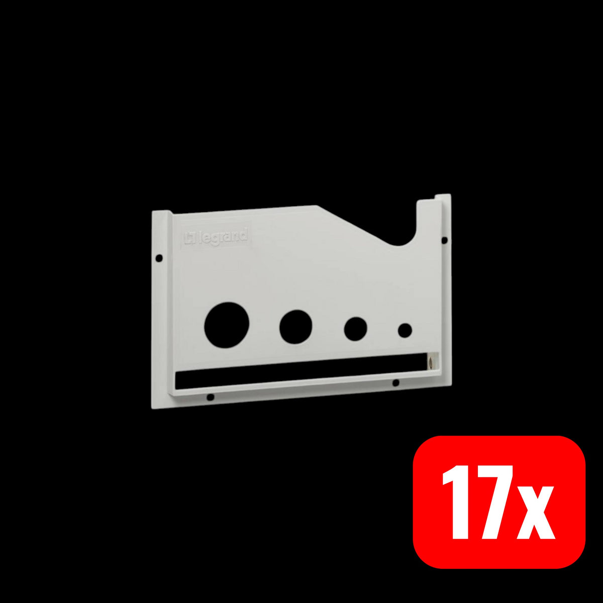 Legrand Schaltplantasche Tasche Kunststoff Grau Gehäusebaubreite 260mm 17 STÜCK - 3245060365813
