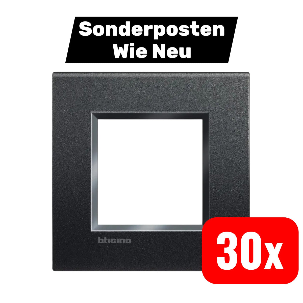 Legrand Rahmen Living&Light Anthrazit LNA4802AR Schalterprogramm 30 STÜCK - 8005543422502