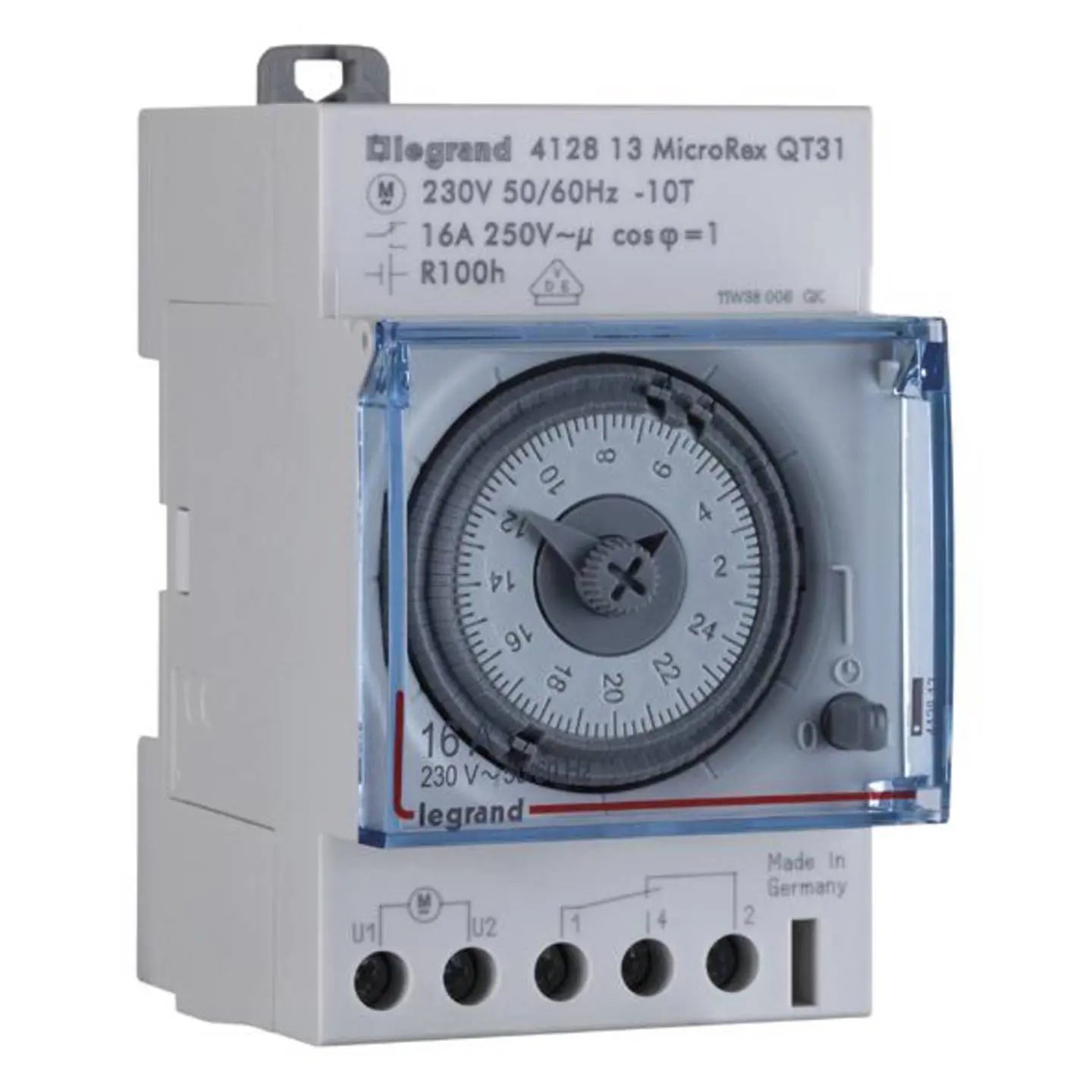 B-Ware Legrand Hutschienen Zeitschaltuhr Timer Micro Rex Qt31 Analog Tagesprogramm 230 V - 3245064128131