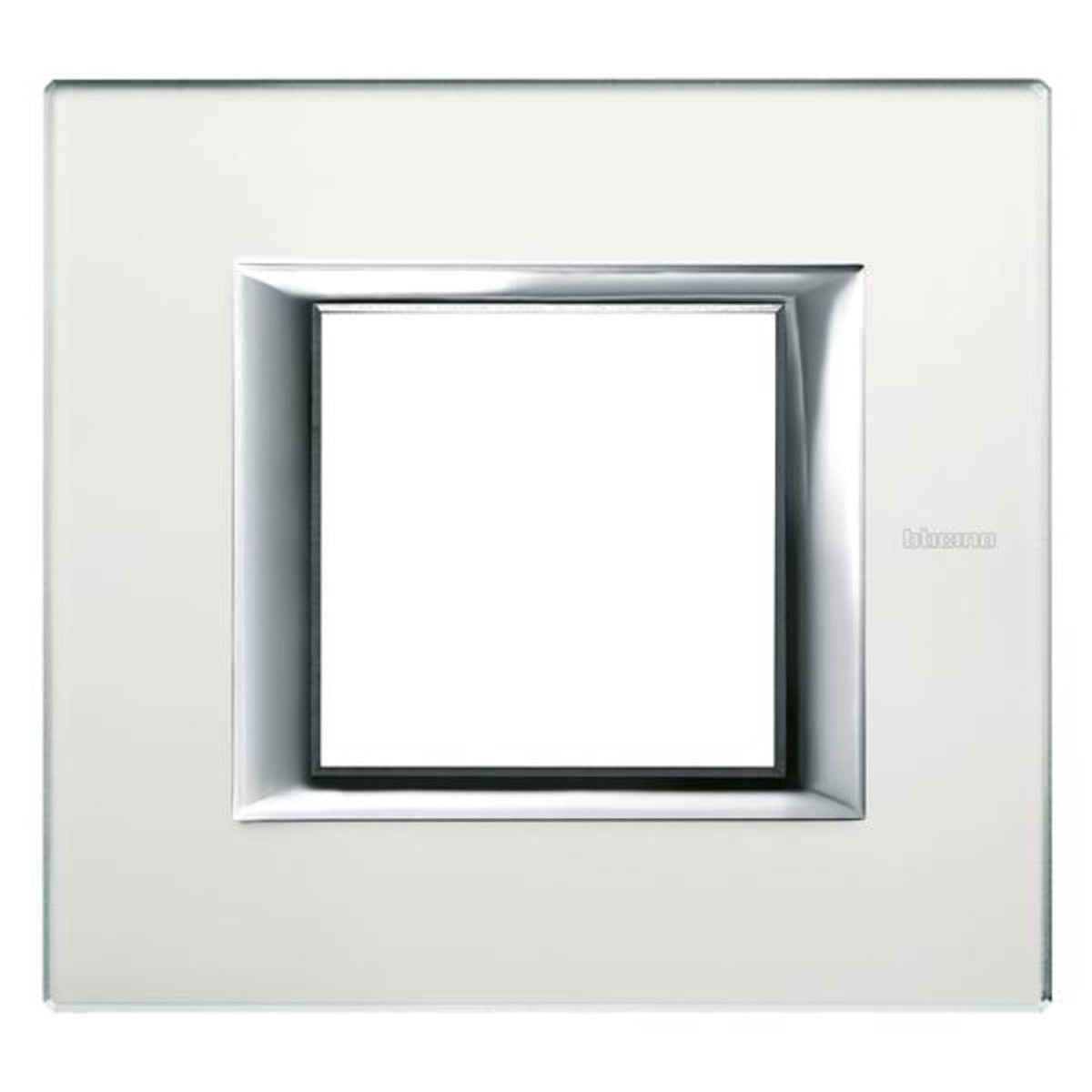 Legrand Rahmen Abdeckung Axolute Grau Weiß HA4802VSA 1 Stück - 8012199789675