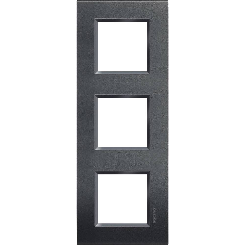 Legrand Rahmen Abdeckung Lichtschalter Living&Light Anthrazit 4 STÜCK - 8005543430842