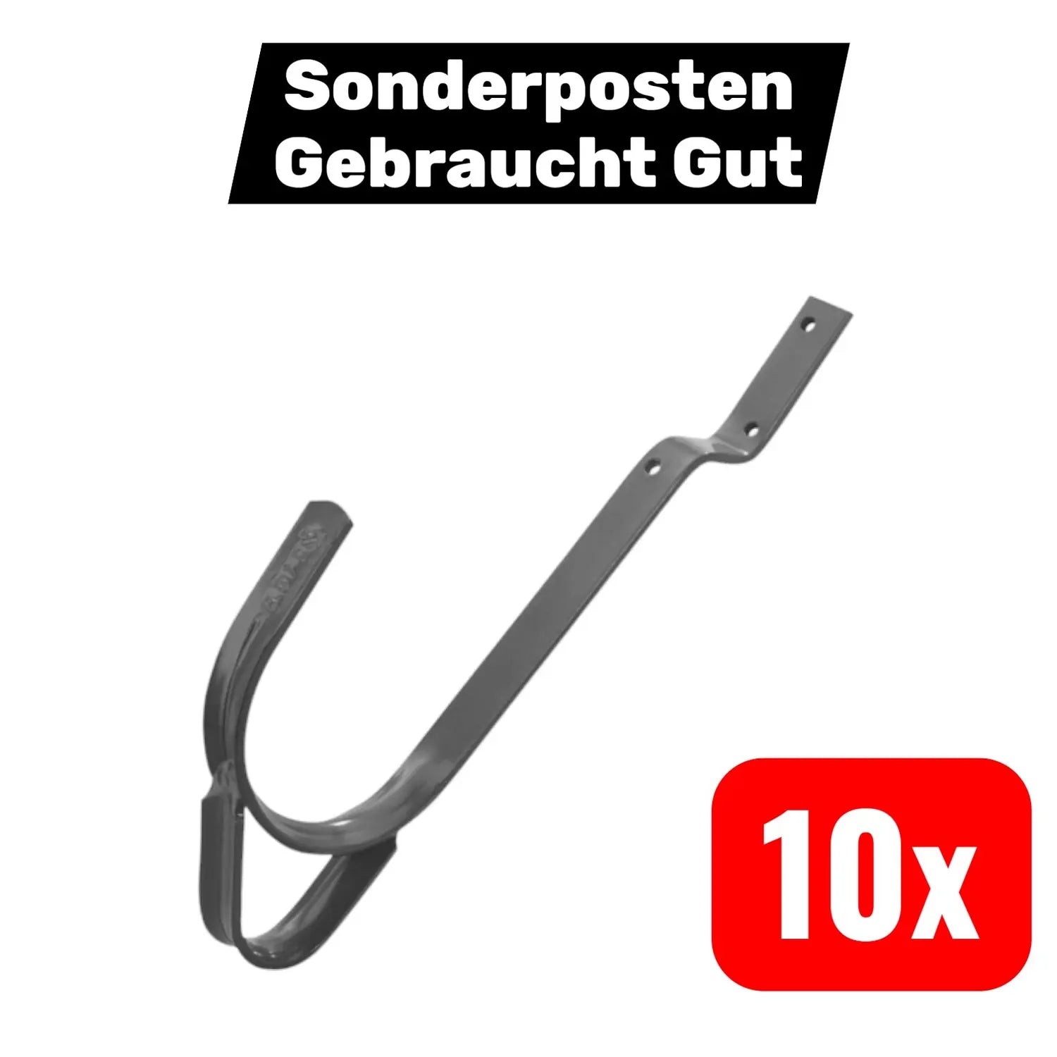 B-Ware Lehmann Dachhaken Halterung Biber Dach 30x6 Mm 30 Mm Komplett 10 Stück - 7120161001037