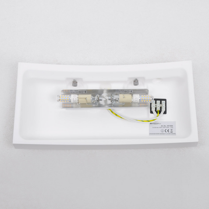 Lindby Wandleuchte Leander Wandlampe Wandlicht Lampe Leuchte G9 Weiß Bemalbar610 B-Ware - 6291105700931