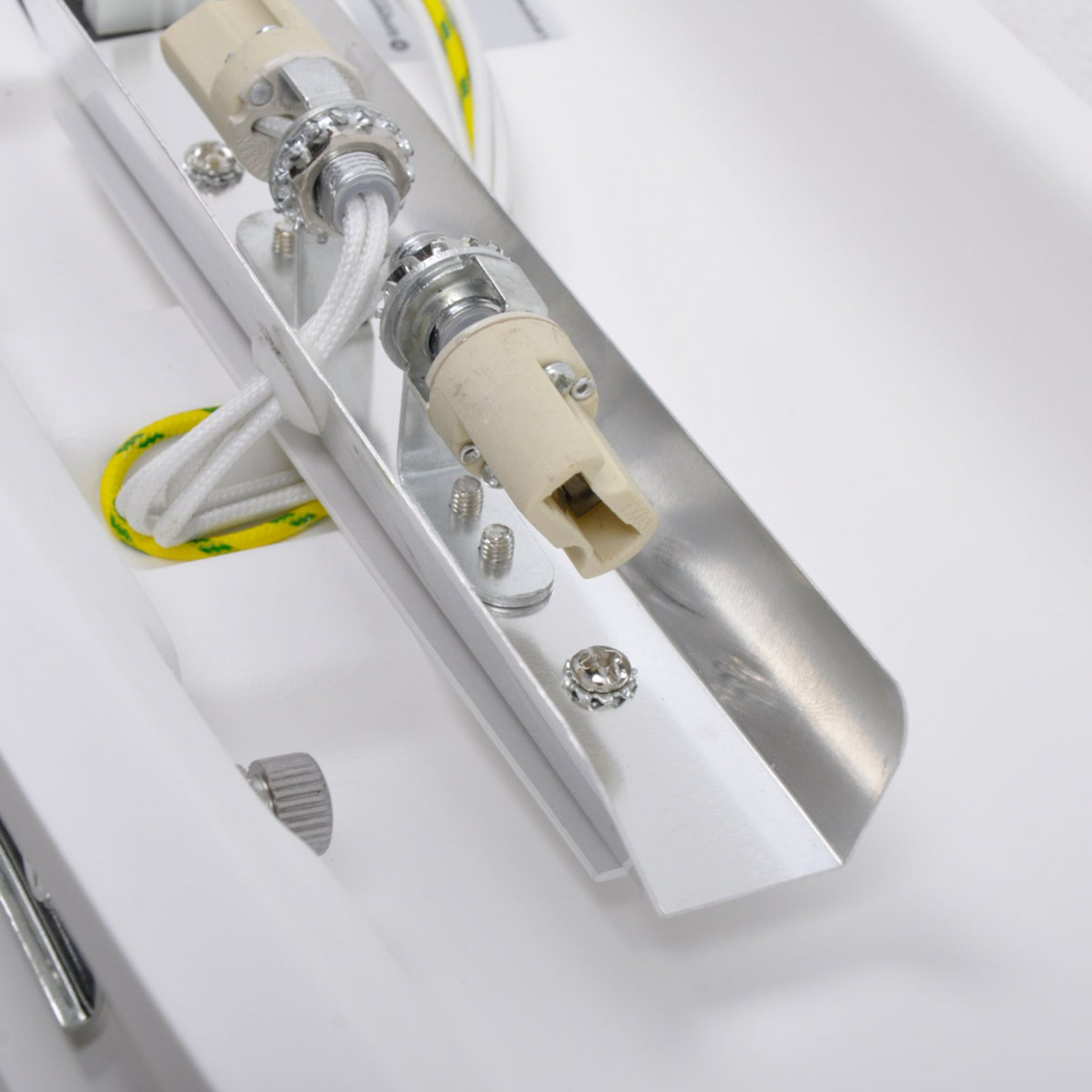 B-Ware Lindby Wandleuchte Leander Wandlampe Wandlicht Lampe Leuchte G9 Weiß Bemalbar610