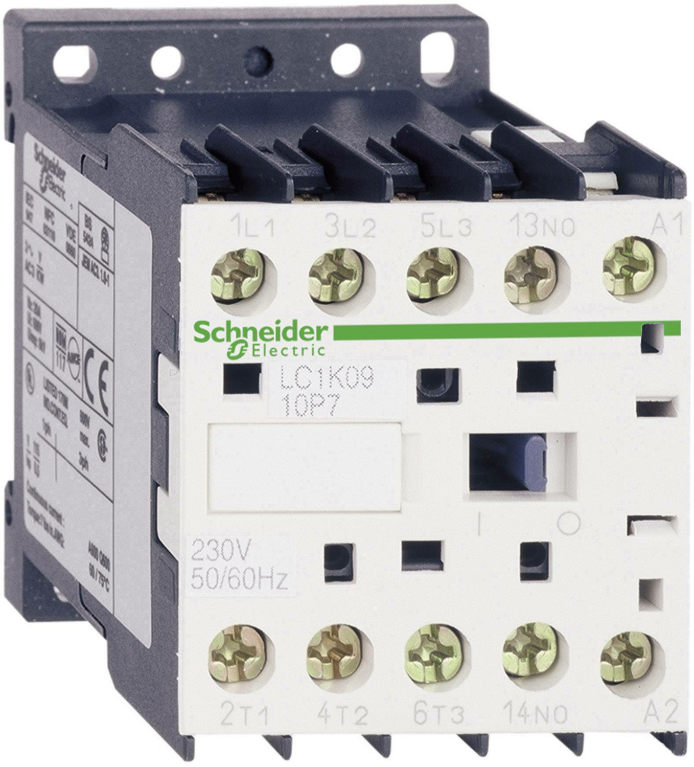 B-Ware Schneider Electric Leistungsschütz 3p+1 S, 5,5k W/400 V/Ac3, 12 A, Spule 24 V 50/60 Hz - 3389110789744