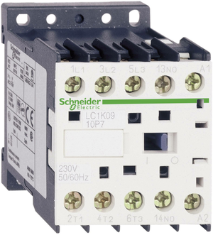 B-Ware Schneider Electric Leistungsschütz 3p+1 S, 5,5k W/400 V/Ac3, 12 A, Spule 24 V 50/60 Hz