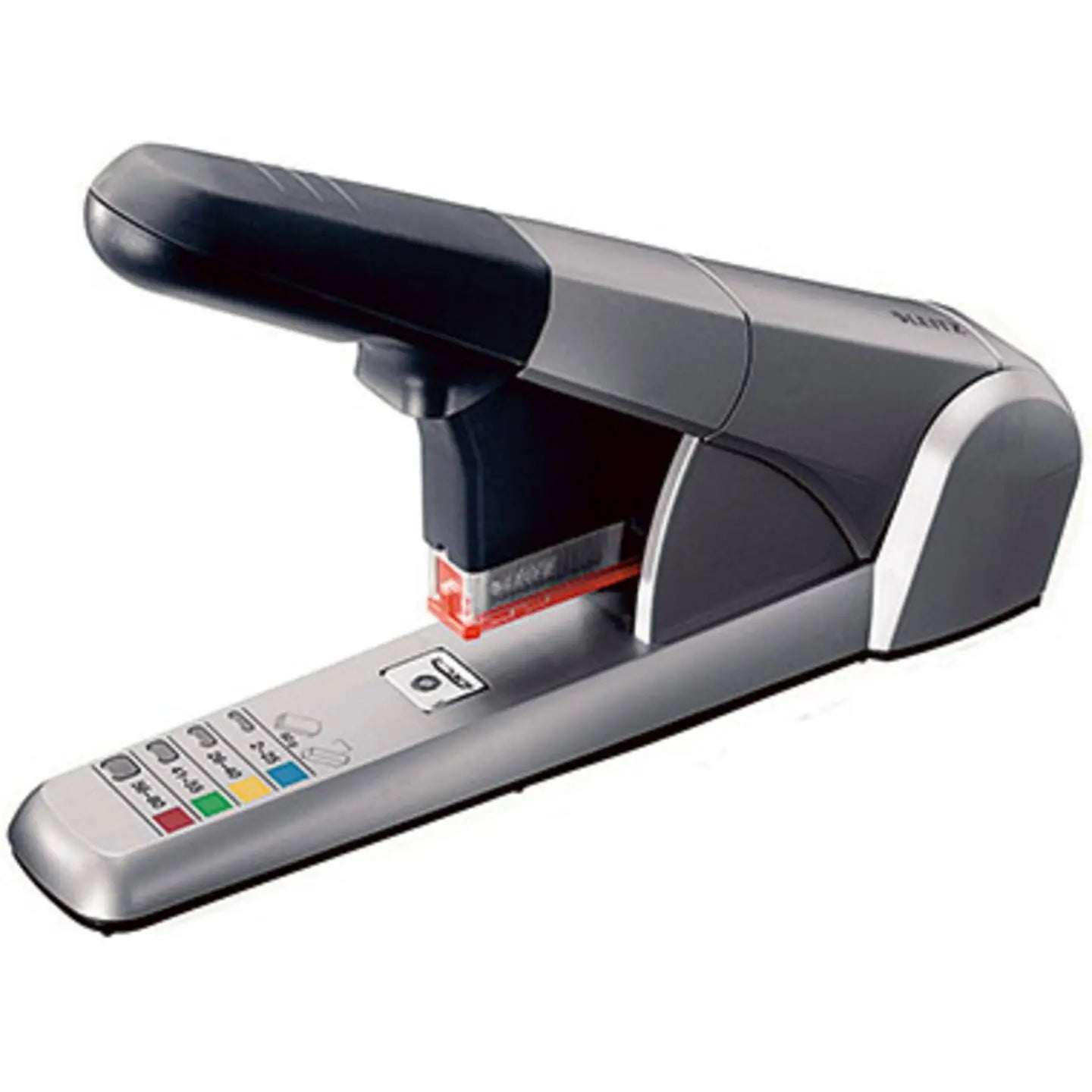 B-Ware Leitz Blockheftgerät Heftgerät Silber Griff K6 K12 Mit 4 Heftklammern Kassetten - 4002432364008