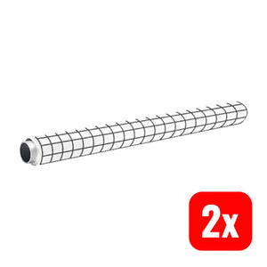 B-Ware Leitz Flipchartfolie Folienrolle Flipchart Weiß Kariert 60 Cm X 20 M 2 Stück