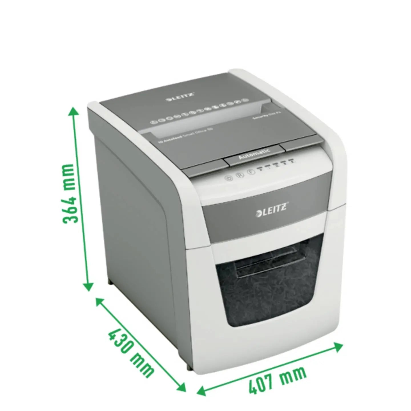 B-Ware Leitz Aktenvernichter Schredder Iq Autofeed Small Office Weiß Büro P4  - 4002432128754