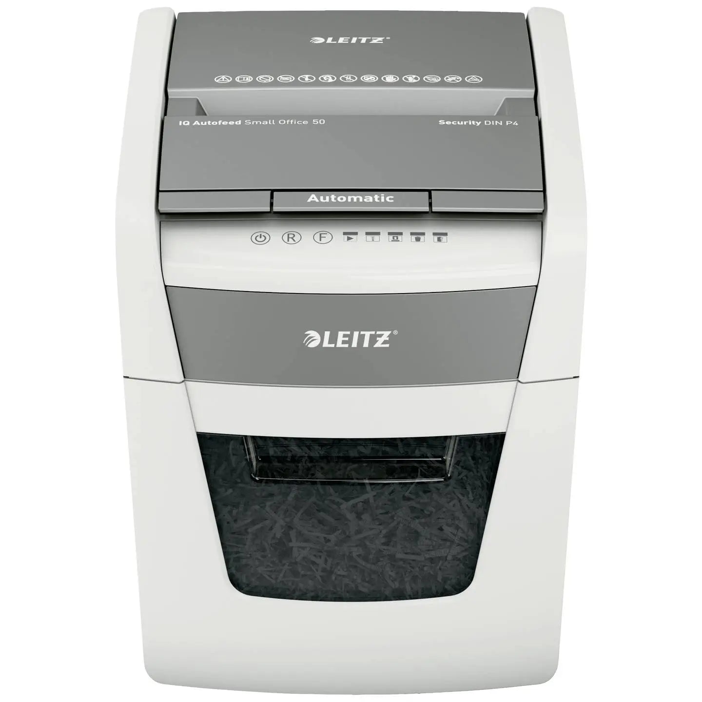 B-Ware Leitz Aktenvernichter Schredder Iq Autofeed Small Office Weiß Büro P4  - 4002432128754