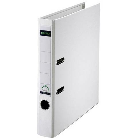 B-Ware Leitz Ordner Ringordner Aktenordner Büroordner 2 Bügel 52 Mm A4 Weiß 10 Stück - 4002432359561