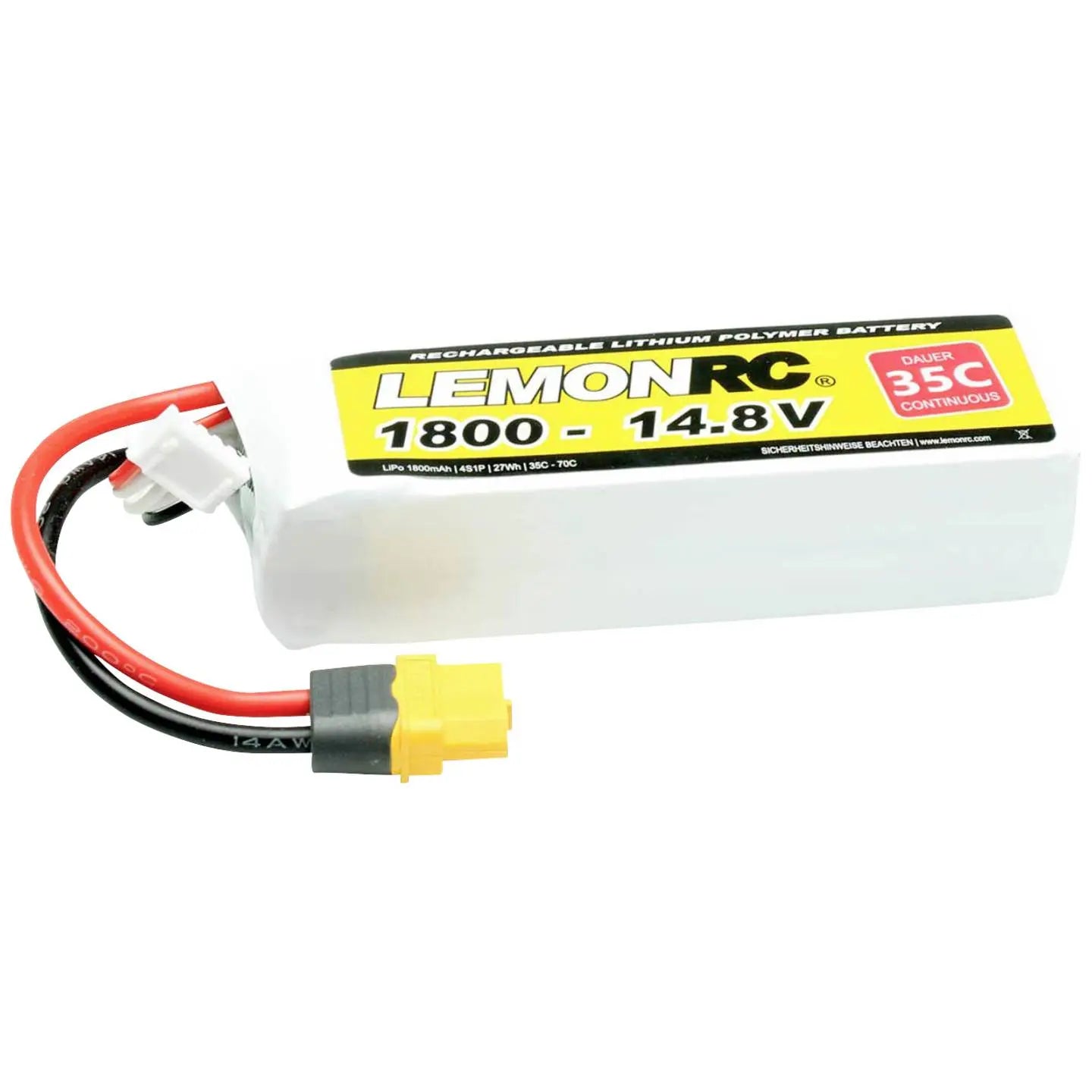 B-Ware Lemon Rc Akkupack Batterie Li Po Akku Modellbau Lithium Polymer Rc Softcase 1800 - 4056534059959