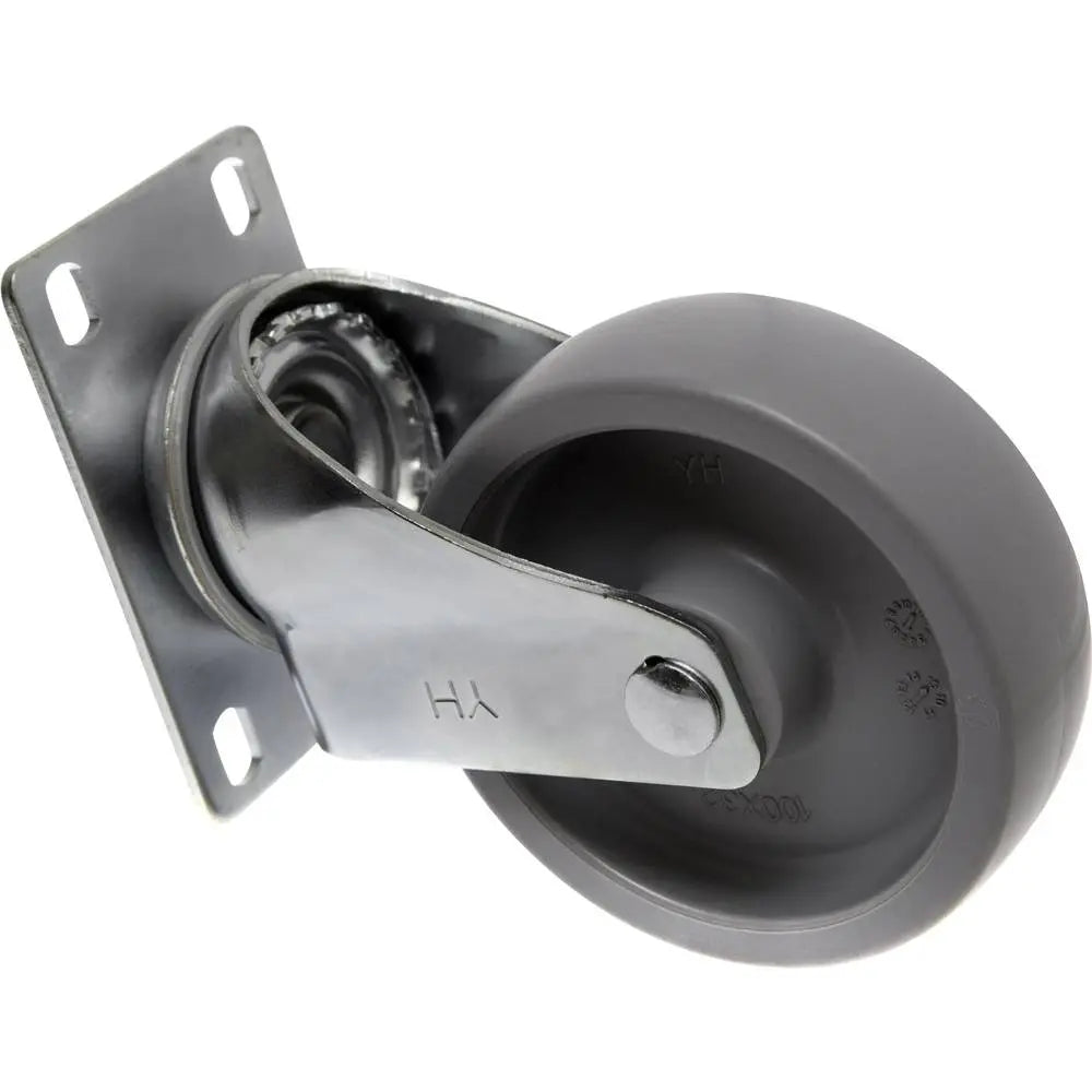 B-Ware Toolcraft Lenkrolle Schwerlast Rad Rolle  Anschraubplatte 125 Kg 100 Mm 20 Stück - 4053199556977