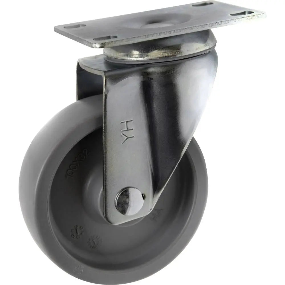 B-Ware Toolcraft Lenkrolle Schwerlast Rad Rolle  Anschraubplatte 125 Kg 100 Mm 20 Stück - 4053199556977