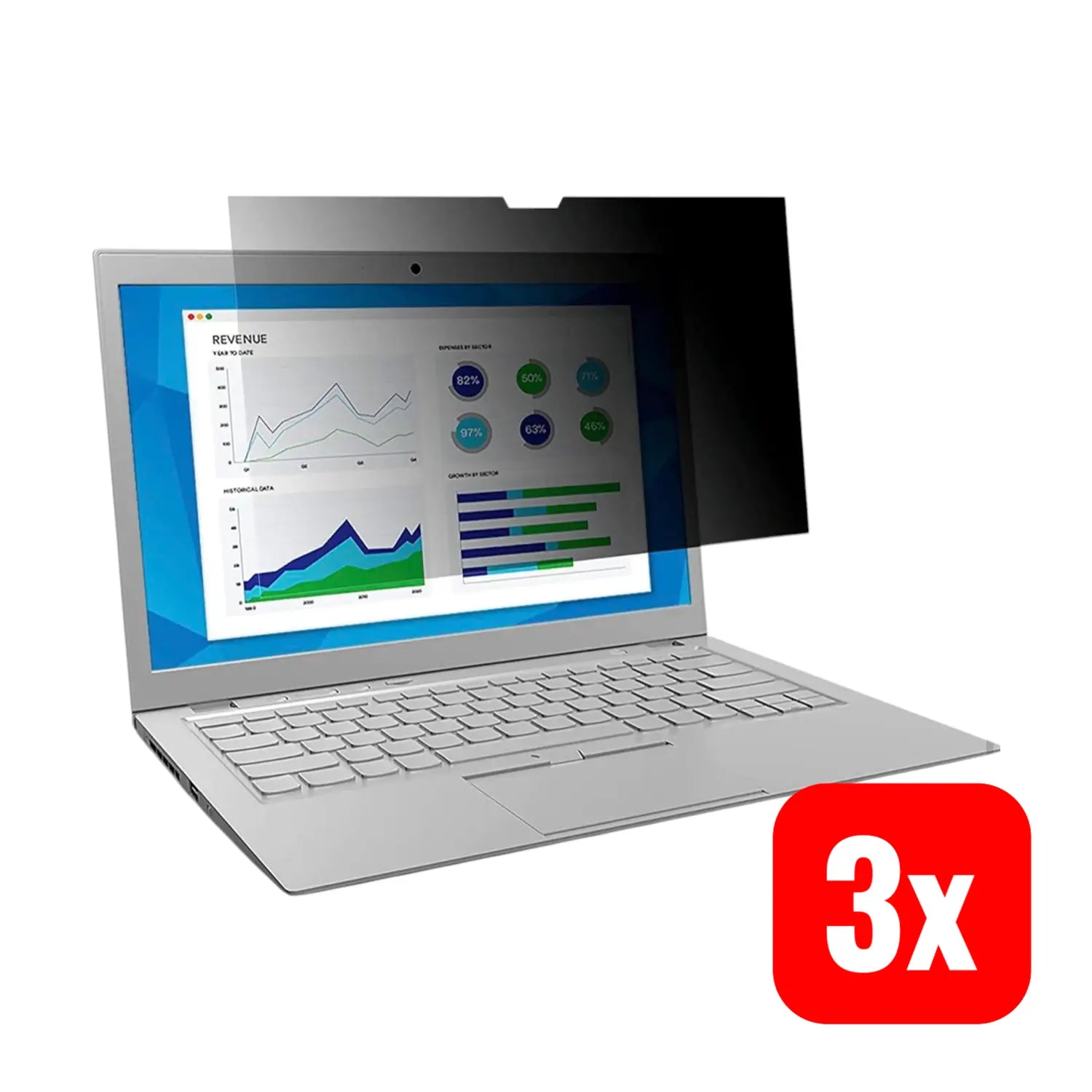 B-Ware Lenovo Blickschutzfilter Privacy Filter Ipf 3 Blendschutz 35,6 Cm 14" 3 Stück - 645743580572