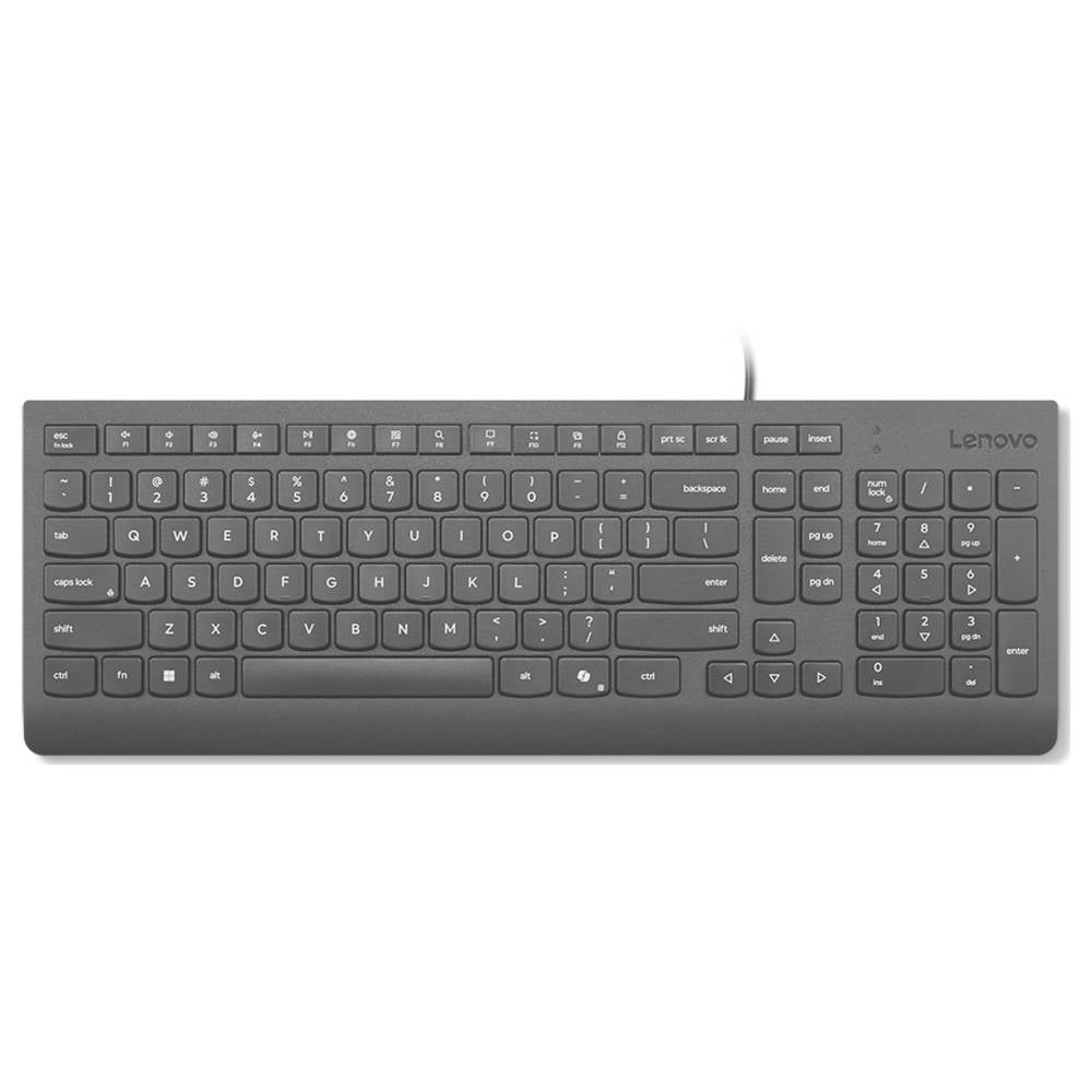 Lenovo Essential Tastatur Keyboard 2,5-Zonen USB Grau - 0195892116318