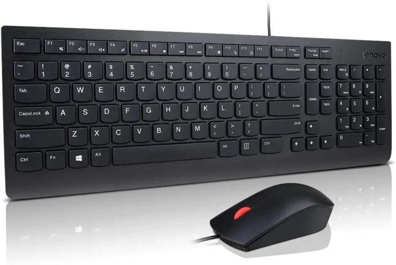B-Ware Lenovo Tastatur Maus Set Keyboard Kabelgebunden Englisch Querty 2 Stück - 190725477048