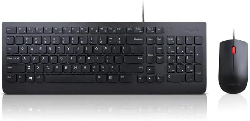 B-Ware Lenovo Tastatur Maus Set Keyboard Kabelgebunden Englisch Querty 2 Stück - 190725477048