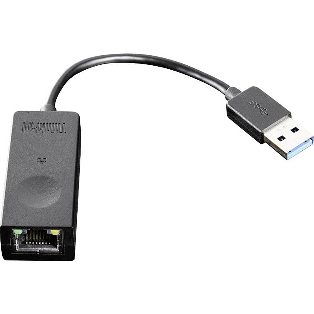 B-Ware Lenovo Ethernet Adapter Rj45 Buchse Usb 3.0 Laptop Zubehör Schwarz - 193124150352