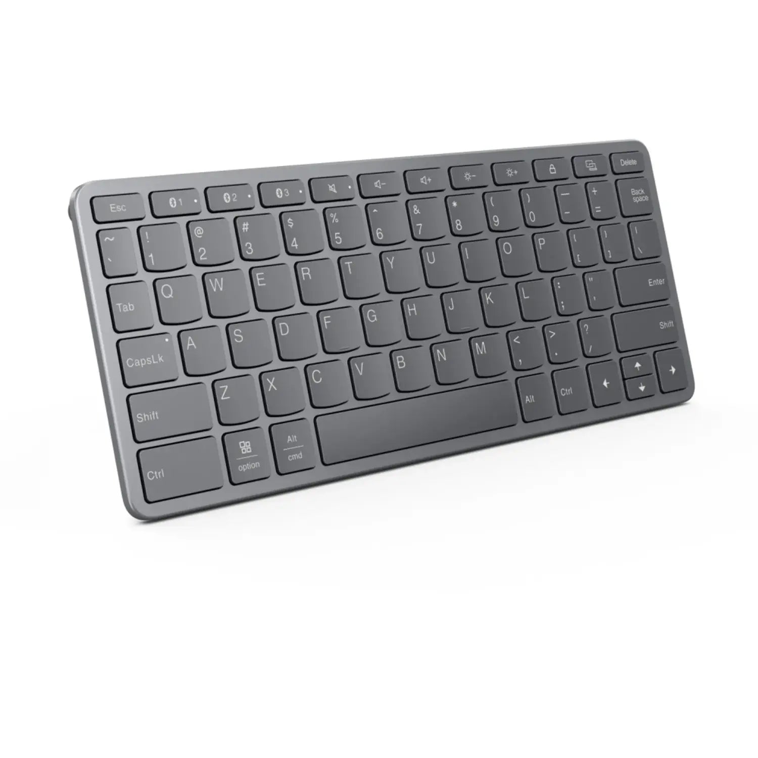 B-Ware Lenovo Tastatur Keyboard Multi Device Luna Grey Kabellos Bluetooth Akku - 197530415173