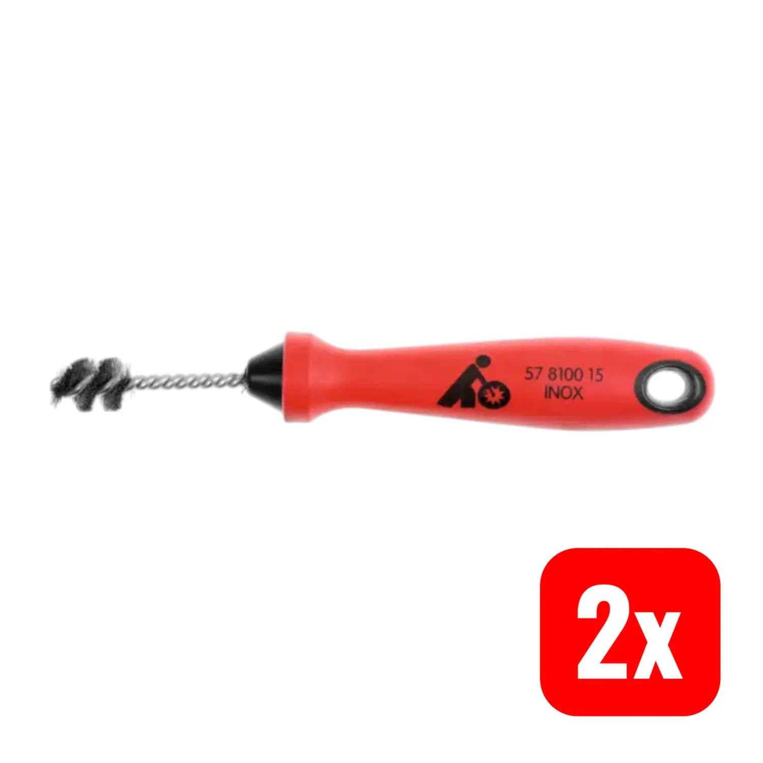 B-Ware Lessmann Fittingbürste Rohrbürste Inox Draht Innenbürste Rohr 18 Mm 2 Stück - 4017359074688