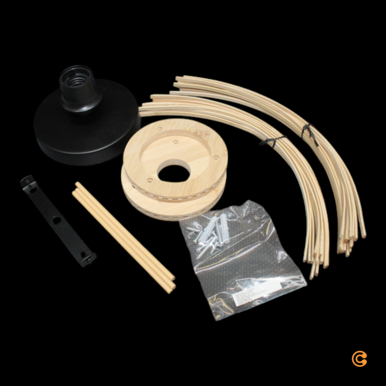 B-Ware Leuchten Direkt Deckenlampe Racoon Deckenleuchte Hängeleuchte Lampe E27 Holz