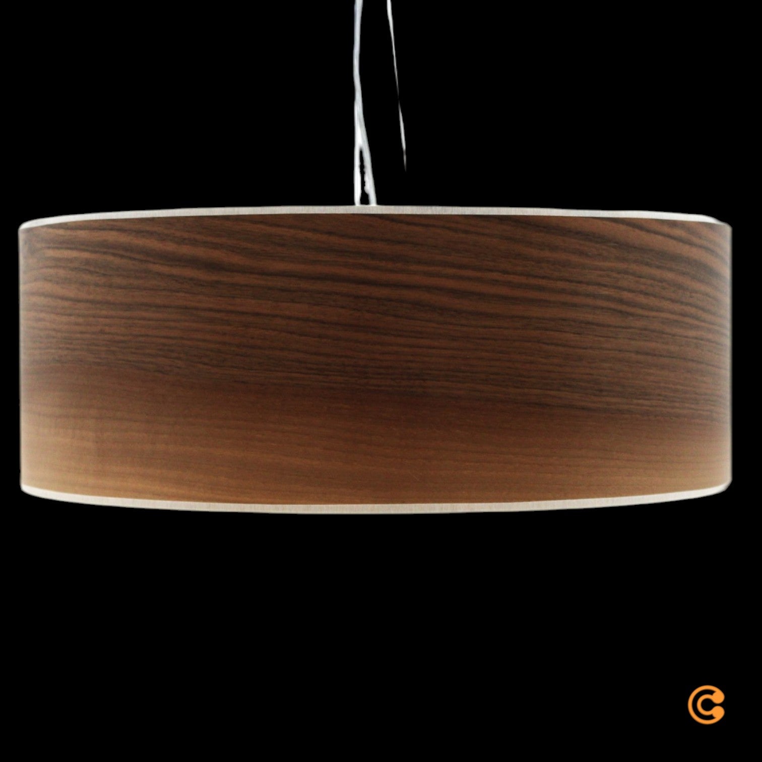 LeuchtNatur Discus Lampe Deckenlampe Pendeleluchte Lampe Leuchte Hängelampe 55cm - 4260460812216
