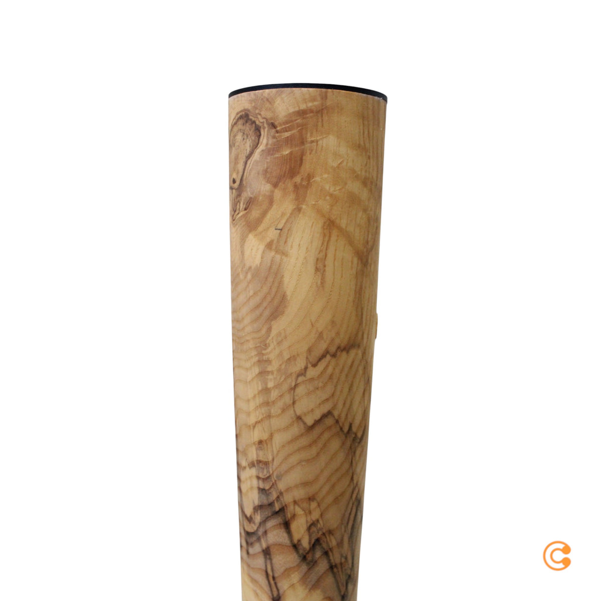 LeuchtNatur Stehlampe Standlampe Gracia Olivesche Fuß Schwarz Furnier Holz - 4260460819215